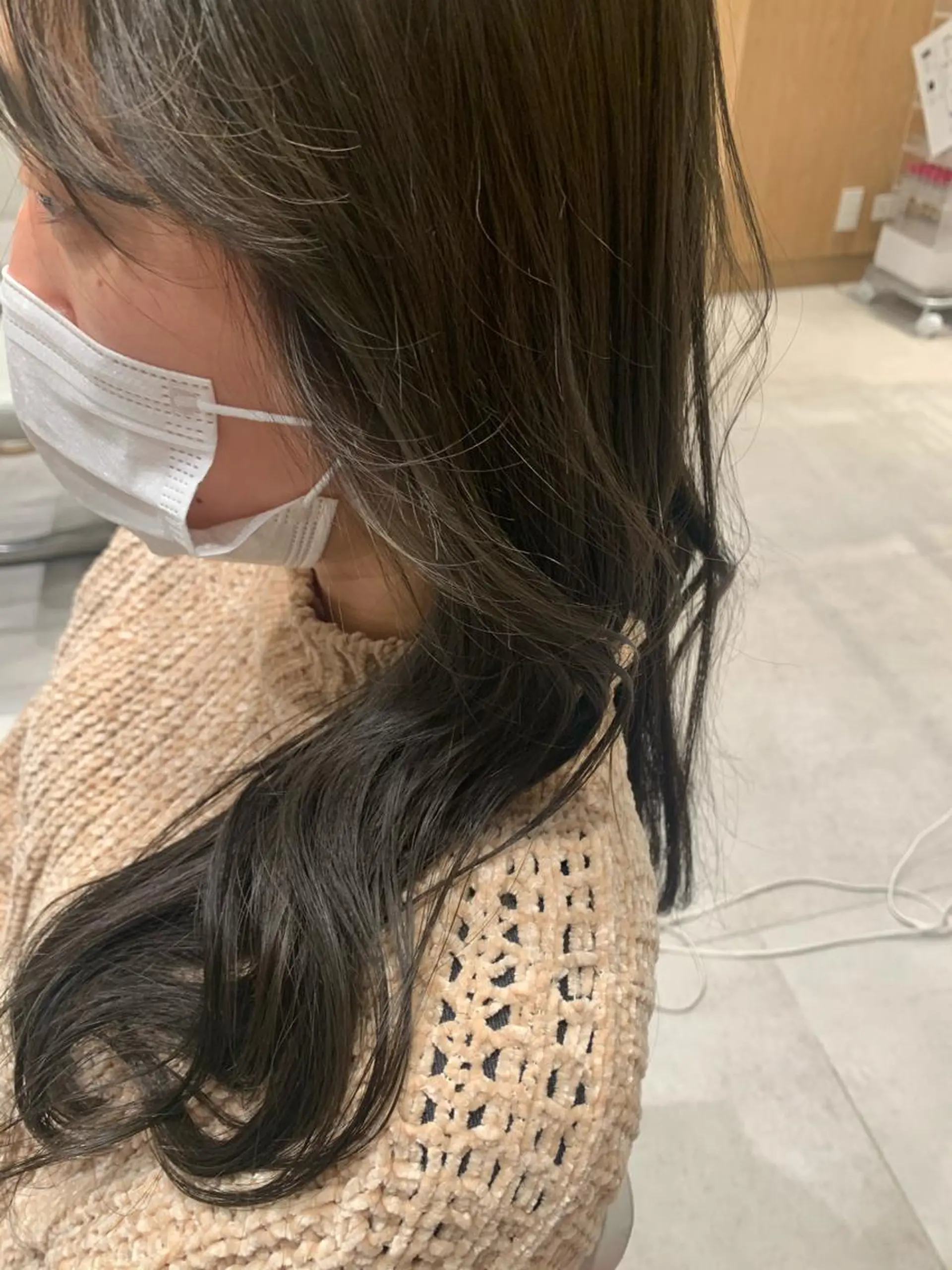 ロング 🤎小顔レイヤー /ベージュ🤎友香のヘアスタイル