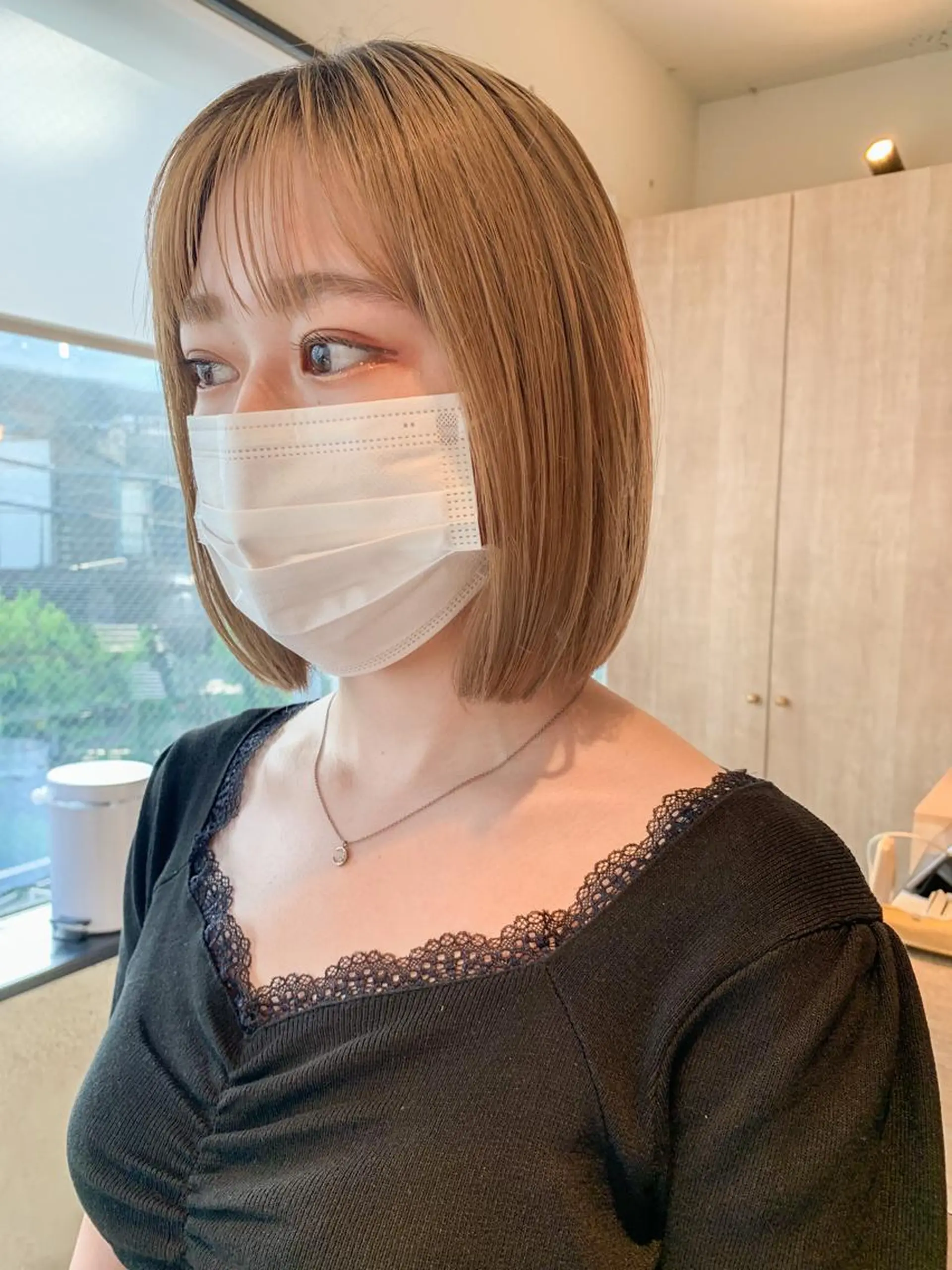 ショート カラー ヘアアレンジ ボブ yuka .のヘアスタイル