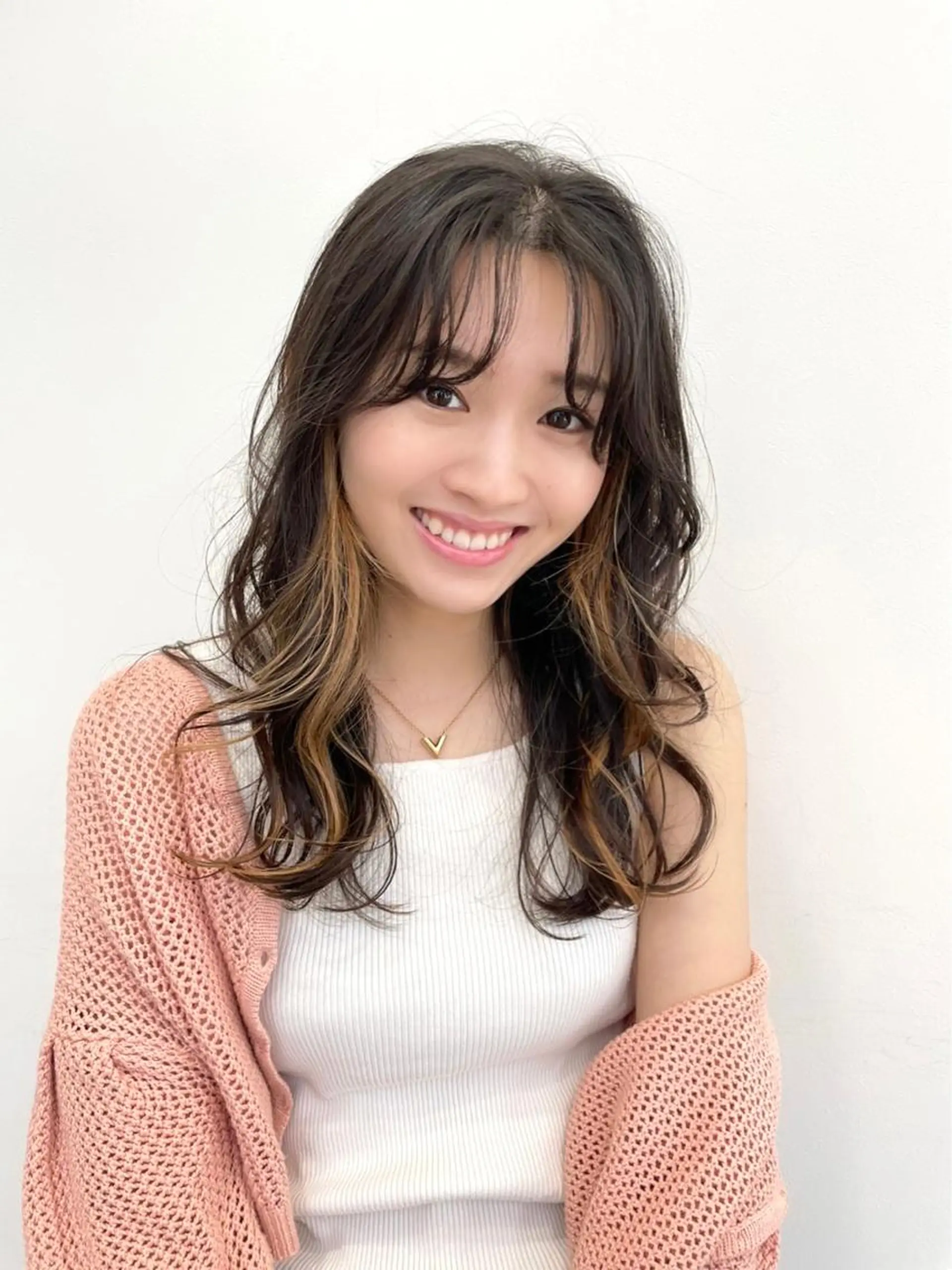 セミロング カラー LaBless梅田 🎀坂本リオのヘアスタイル