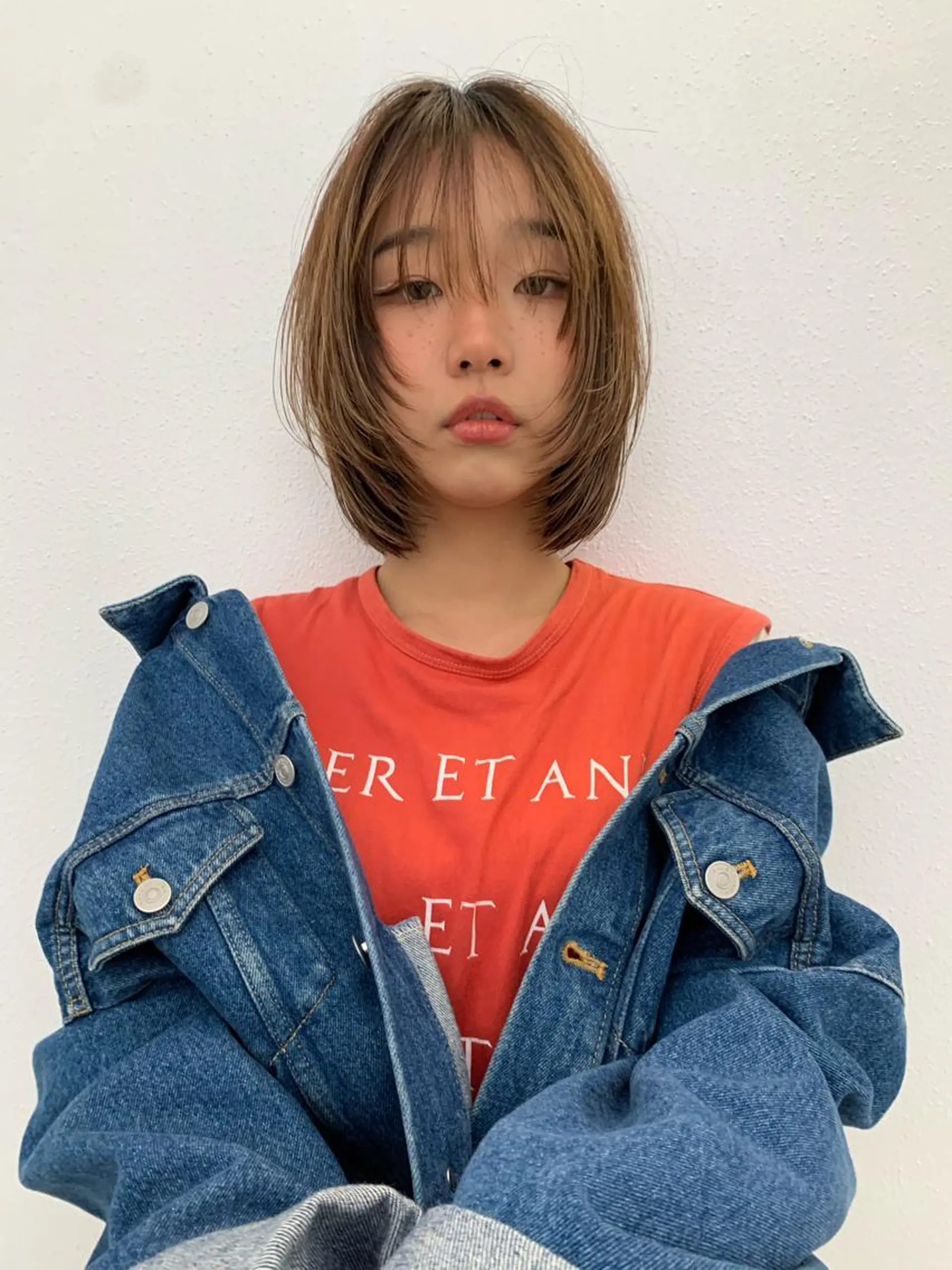 ショート カラー カット ヘアカラー トリートメント 似合わせウルフ/ レイヤー/山本祐輔のヘアスタイル