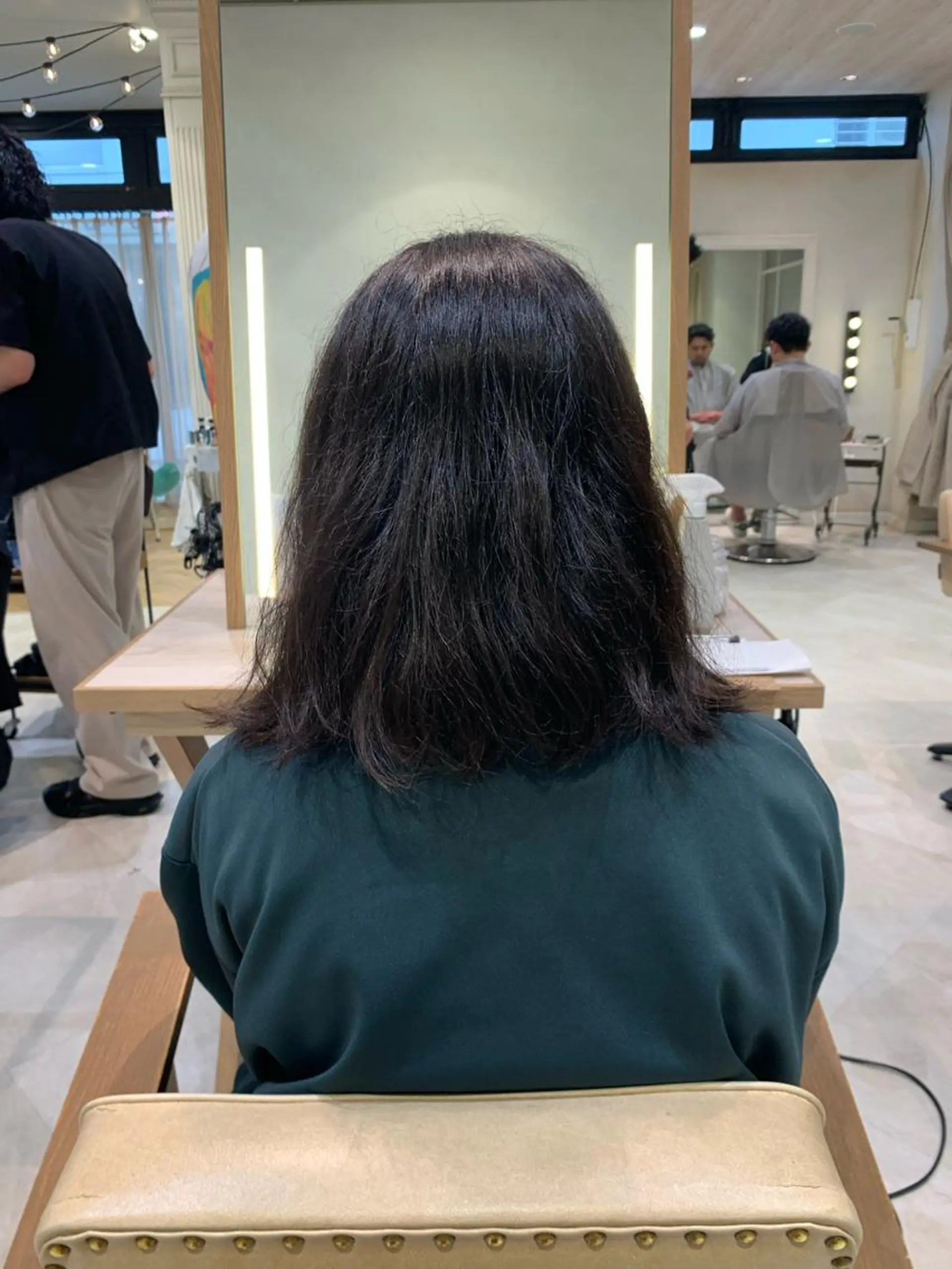 ミディアム フェザー/ニュアンス パーマ/ryutoのヘアスタイル