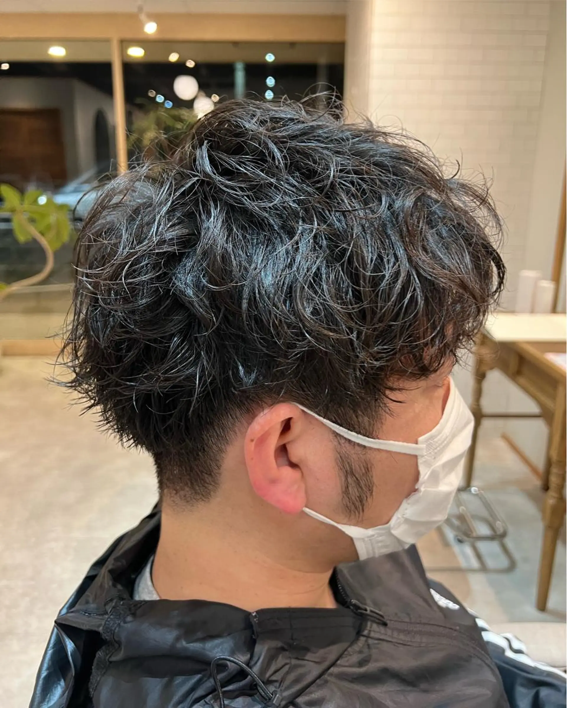 パーマ メンズ ぱつボブ/ ショート/YUKIのヘアスタイル