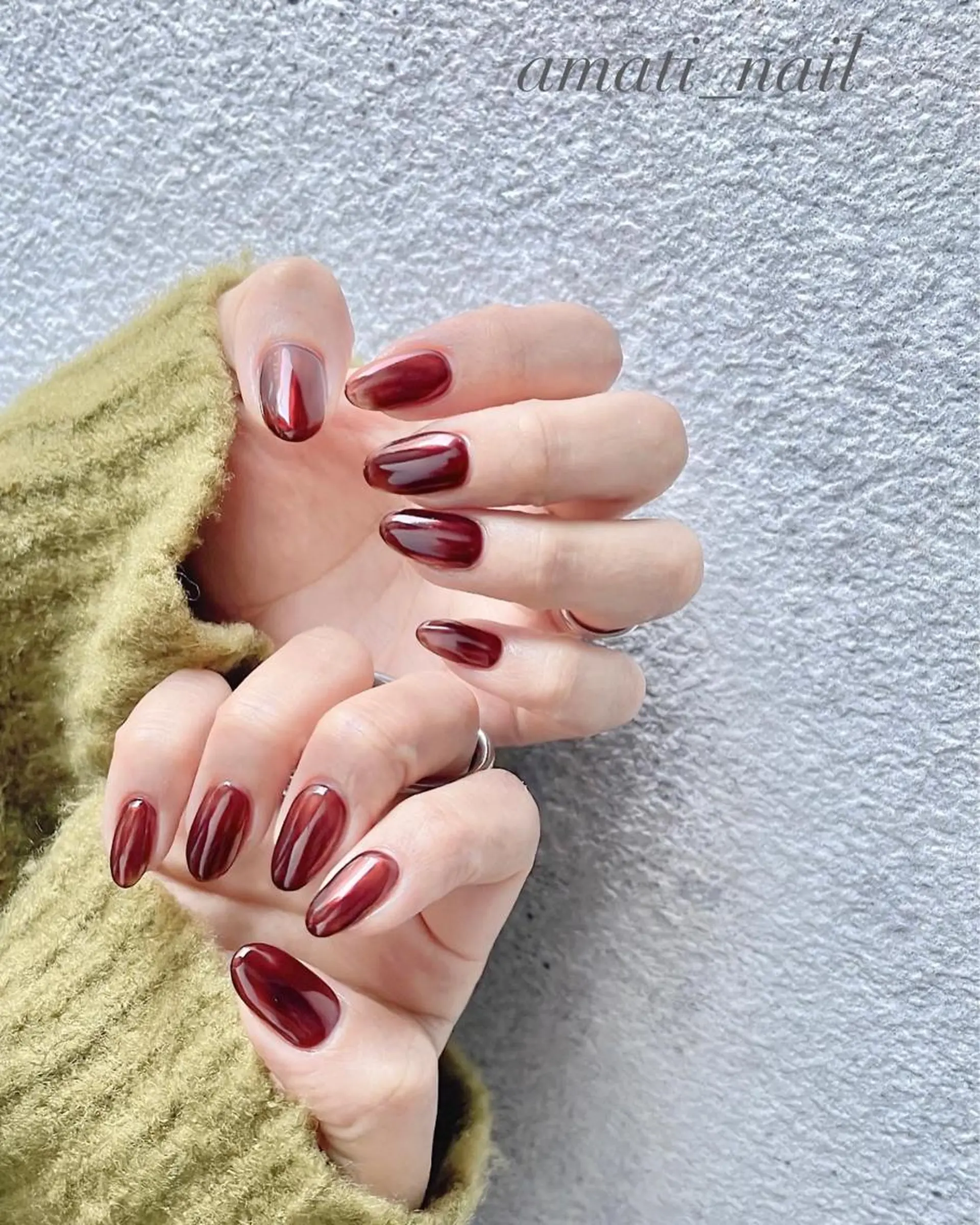 ネイル アニマル柄 マグネットネイル ミラーネイル ニュアンスネイル ワンカラーネイル ハンドネイル amati_nail TAKAKOのネイルデザイン