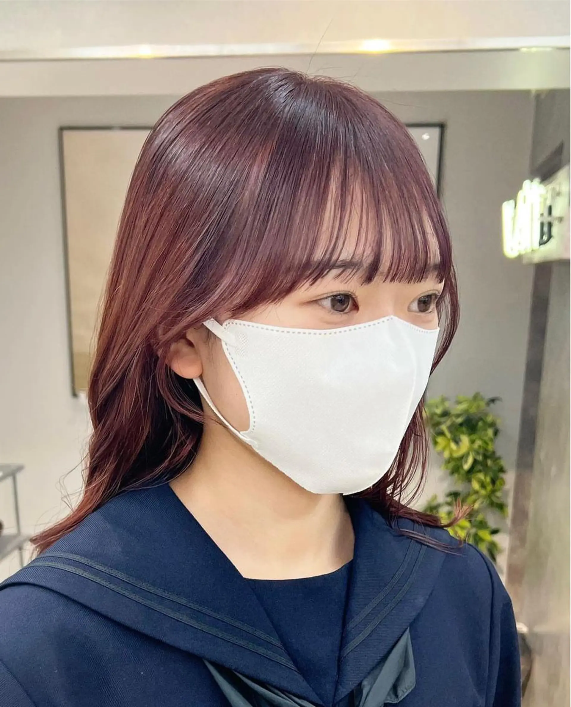 セミロング くびれボブレイヤー 渋谷/kougaのヘアスタイル