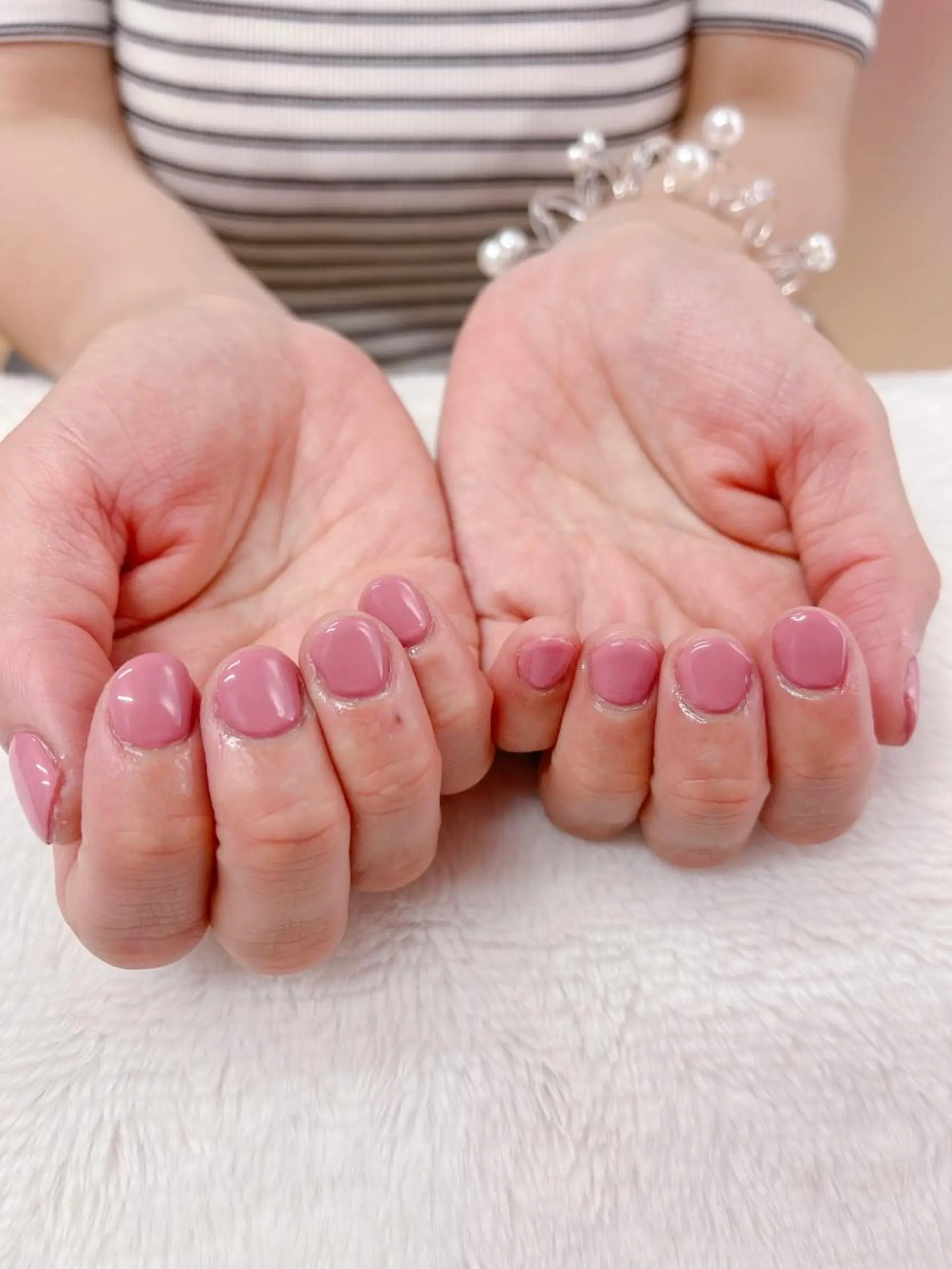 ネイル ワンカラーネイル ハンドネイル kaenail 瑞江のネイルデザイン