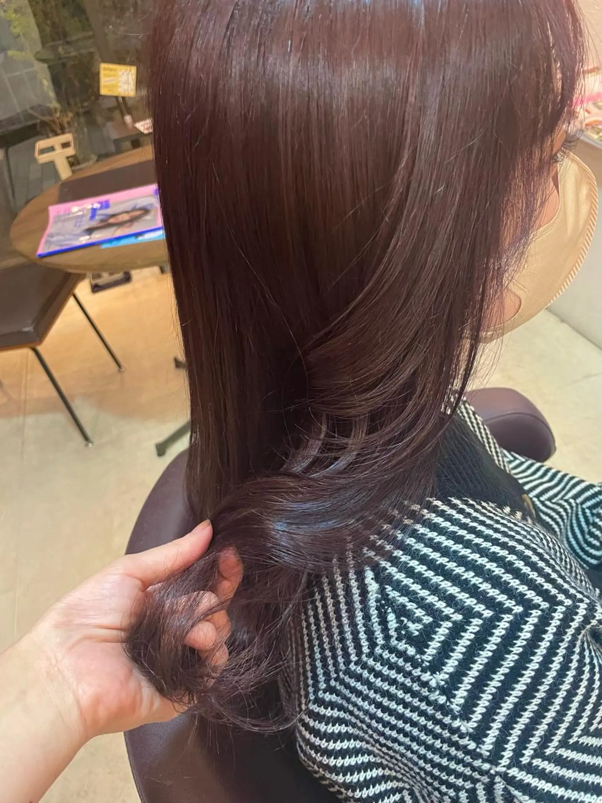 セミロング カラー ラベンダーカラー ヘアカラー Lico hair 【烏丸丸太町】小西のヘアスタイル