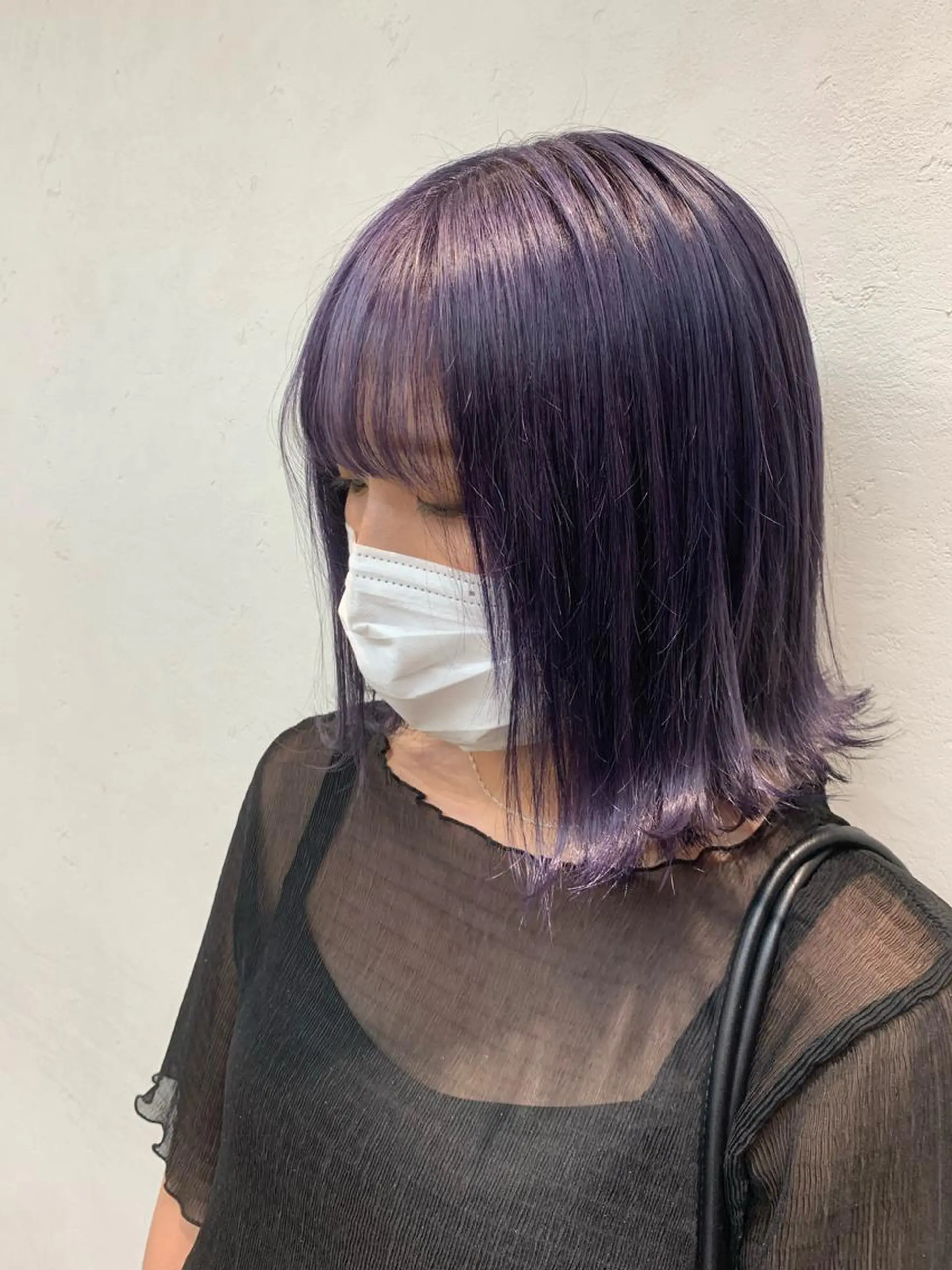 ミディアム カラー カット ヘアカラー トリートメント 透明感カラー/ ダブルカラー /ソラのヘアスタイル