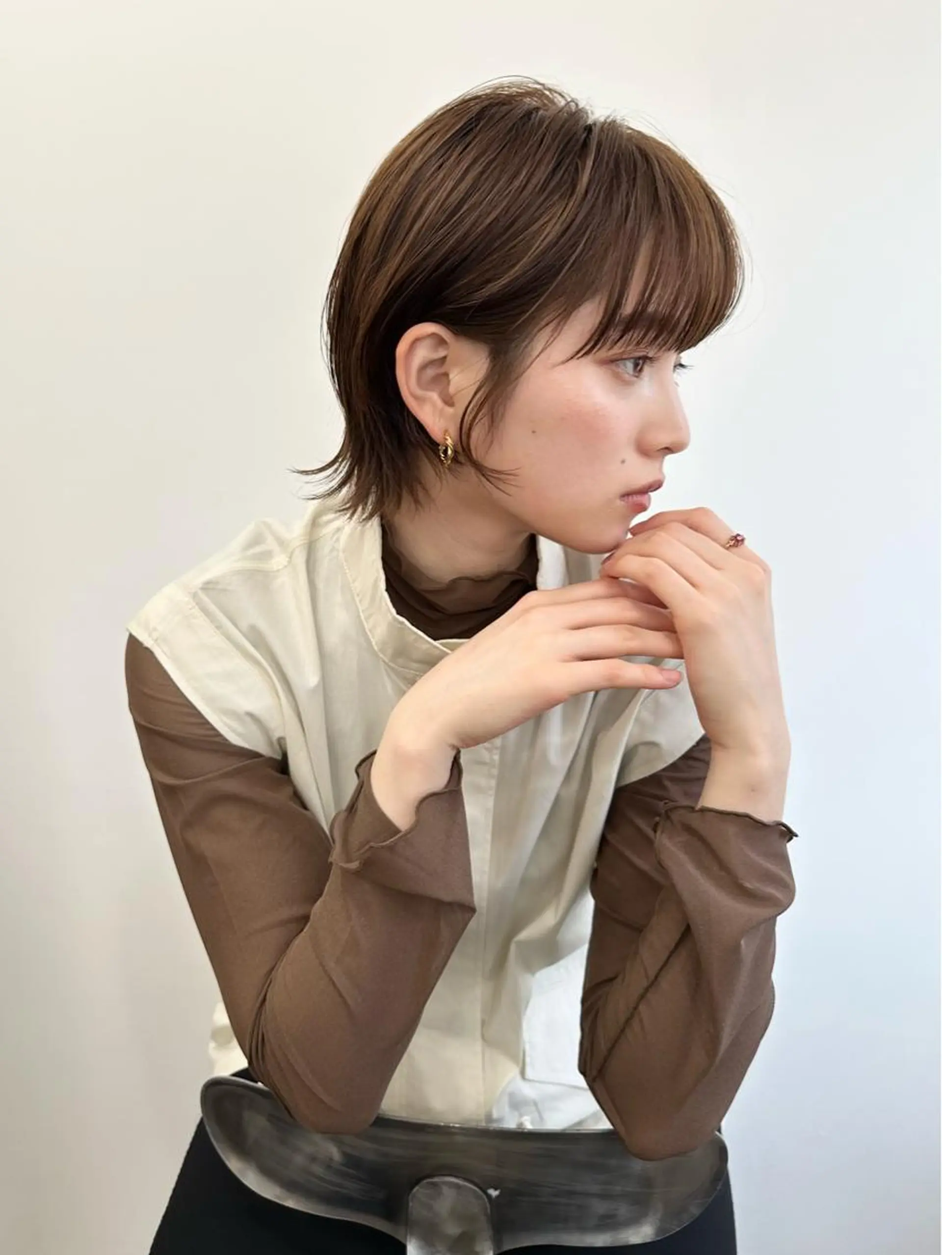 ショート 髪質改善 トリートメント カット ヘアカラー トリートメント 朝がラクになるパーマ トウバルタイキのヘアスタイル