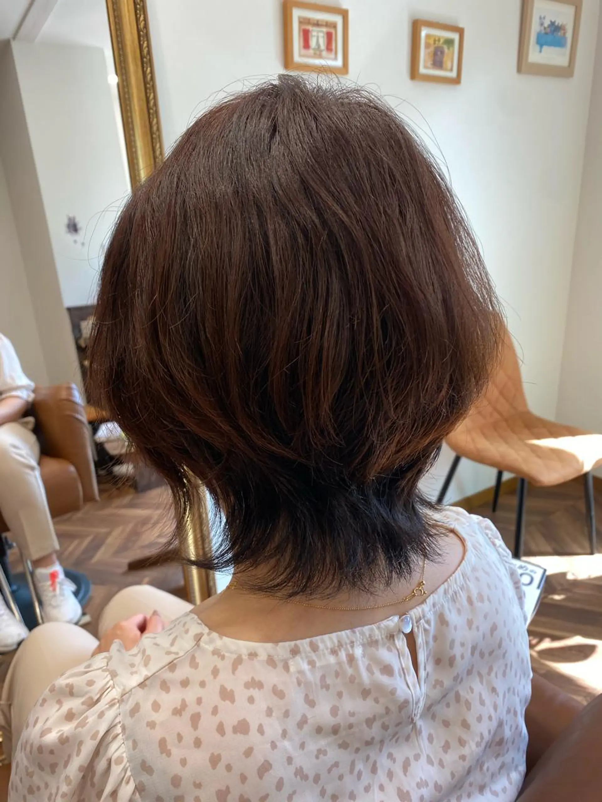 ショート パーマ 【似合わせカット 】🦋岩崎 美保🐾のヘアスタイル