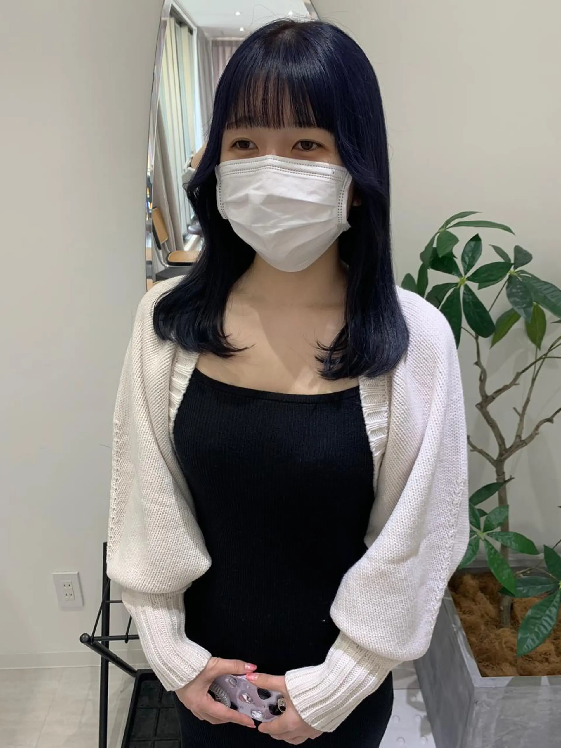 セミロング カット 韓国ヘア🇰🇷/ 顔周り/松田光里のヘアスタイル