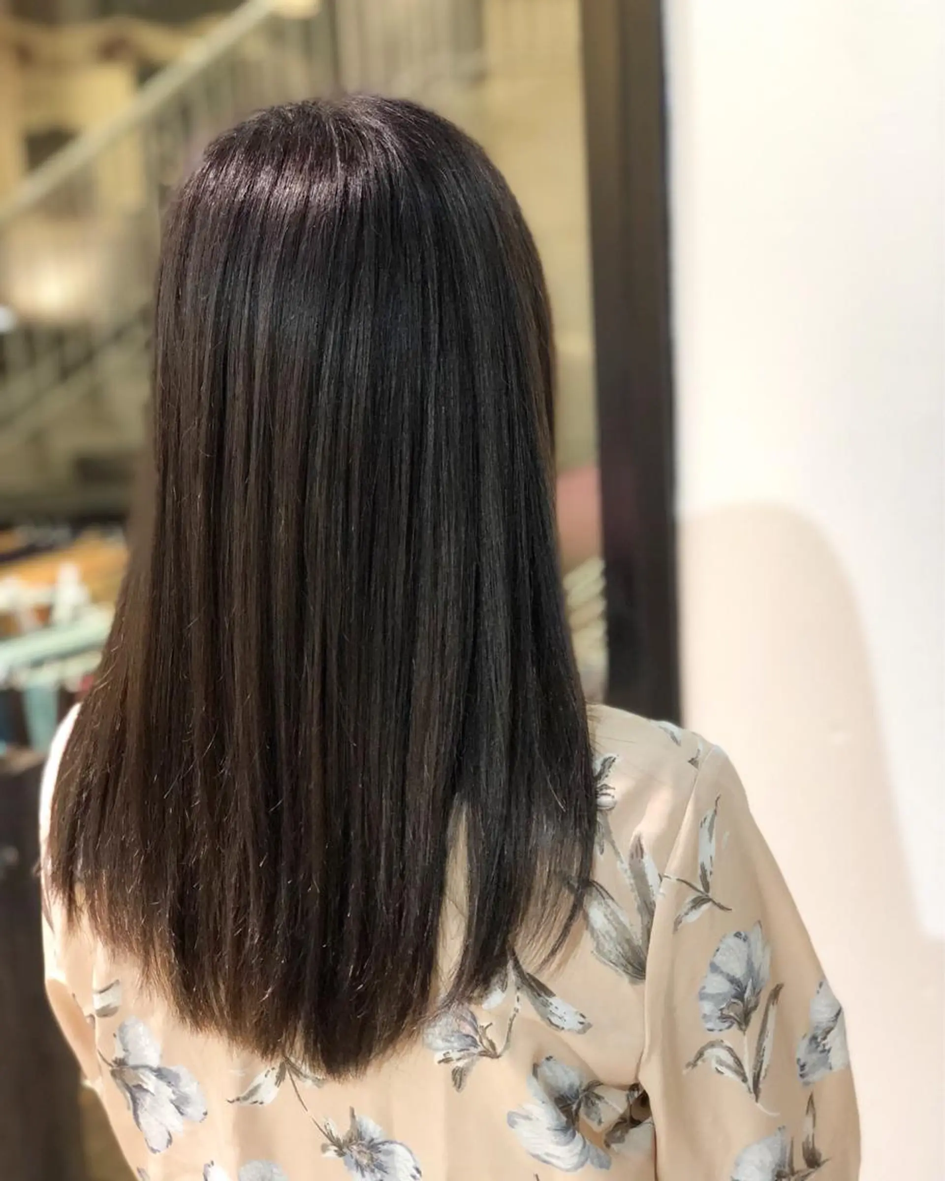 ロング カラー 國村 優のヘアスタイル