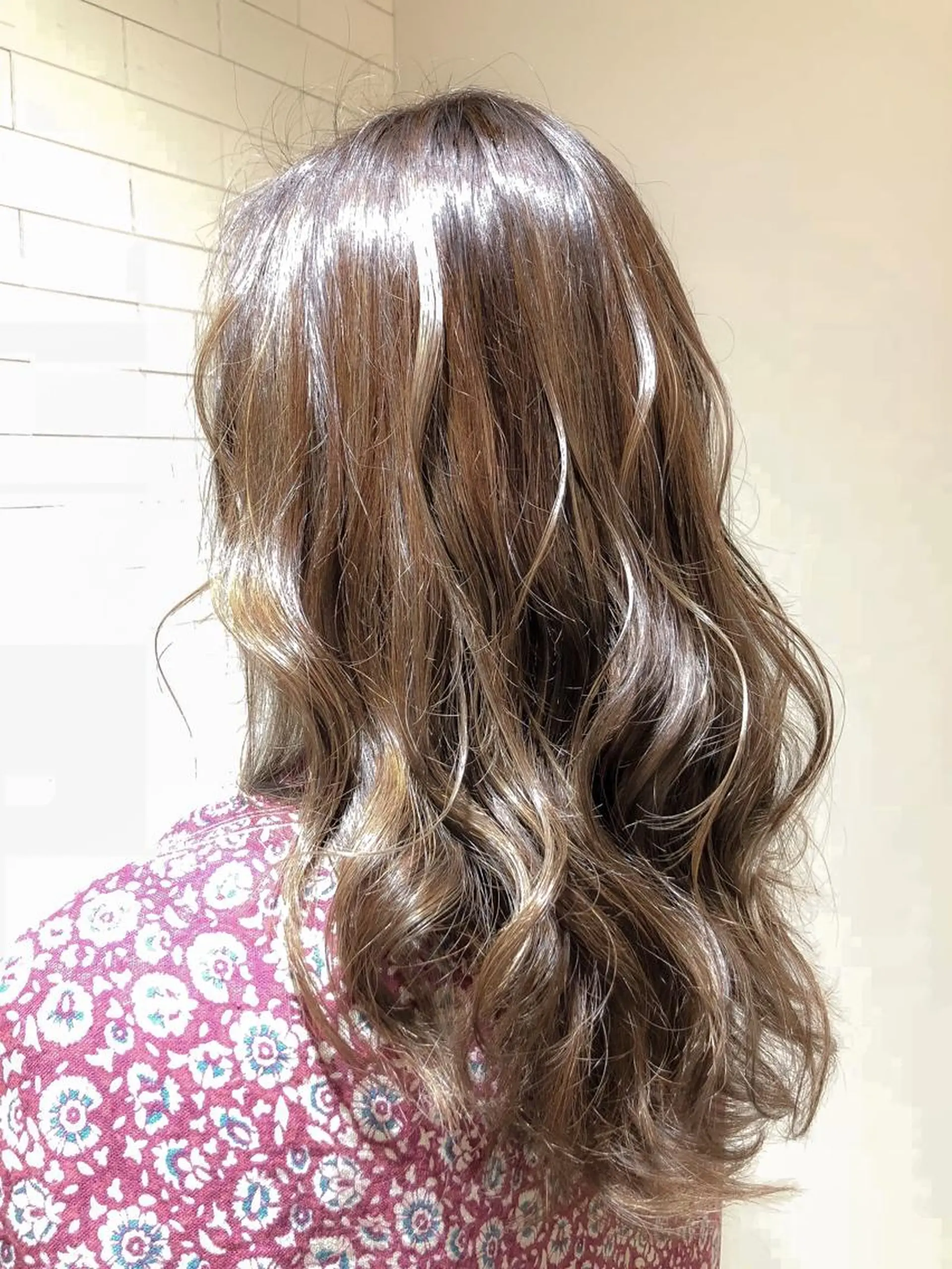 ロング カラー ヘアアレンジ トリートメント ヘアカラー トリートメント ヘッドスパ レイヤー×ヘッドスパ ＊保田遥＊のヘアスタイル