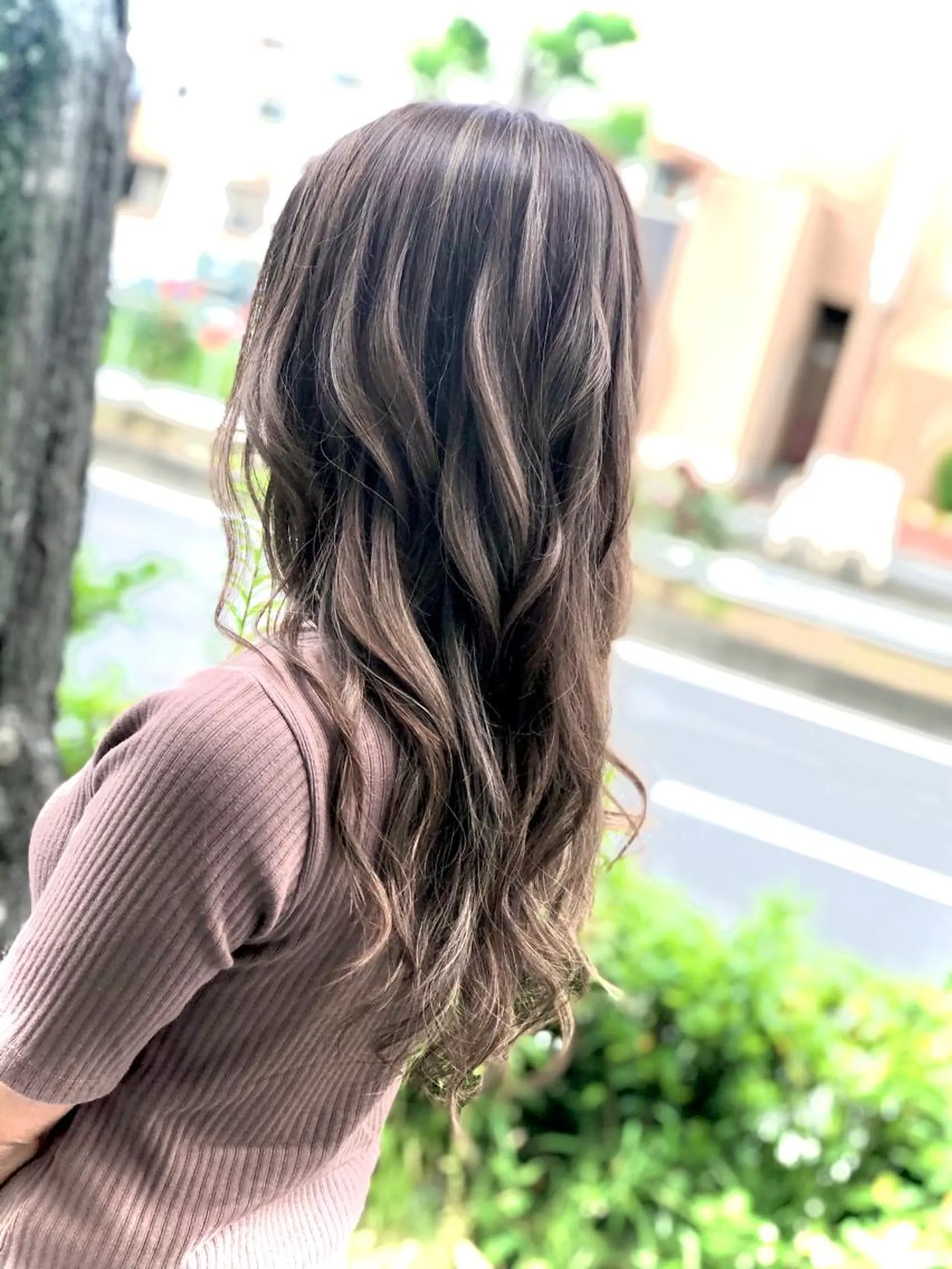 ロング カラー ヘアアレンジ ✨最強美容師✨ 💙にっしー西村💙のヘアスタイル