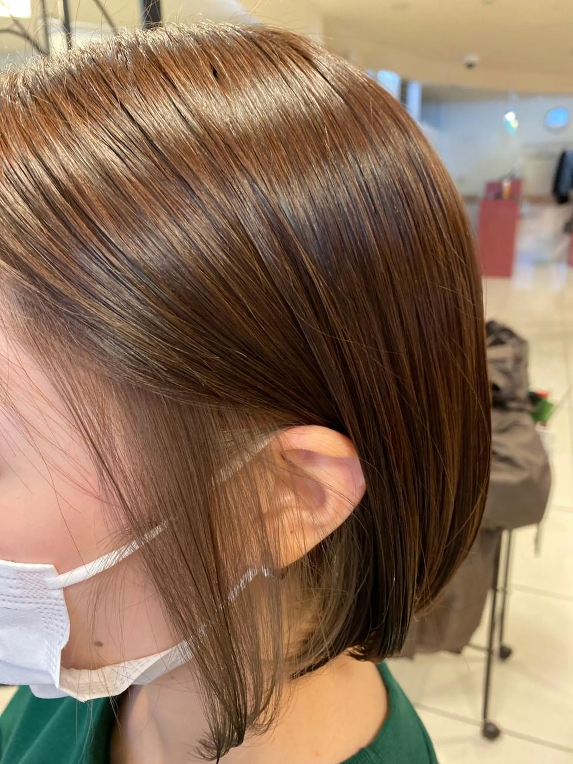 ショート カット ヘアカラー へんみ みかのヘアスタイル
