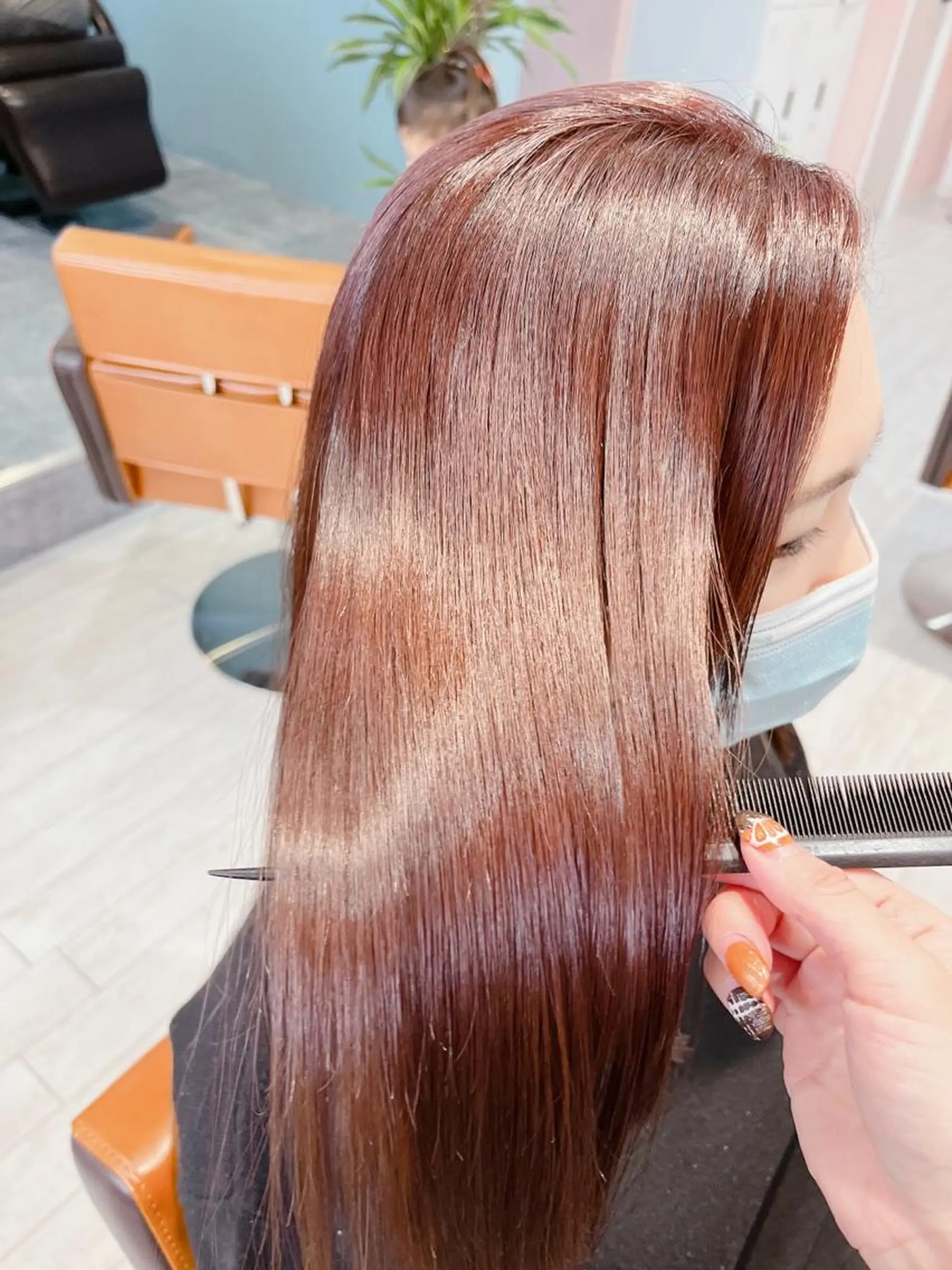 カラー ブリーチ ブリーチなしカラー ピンクカラー ✨️💎山口 真依💎✨️のヘアスタイル