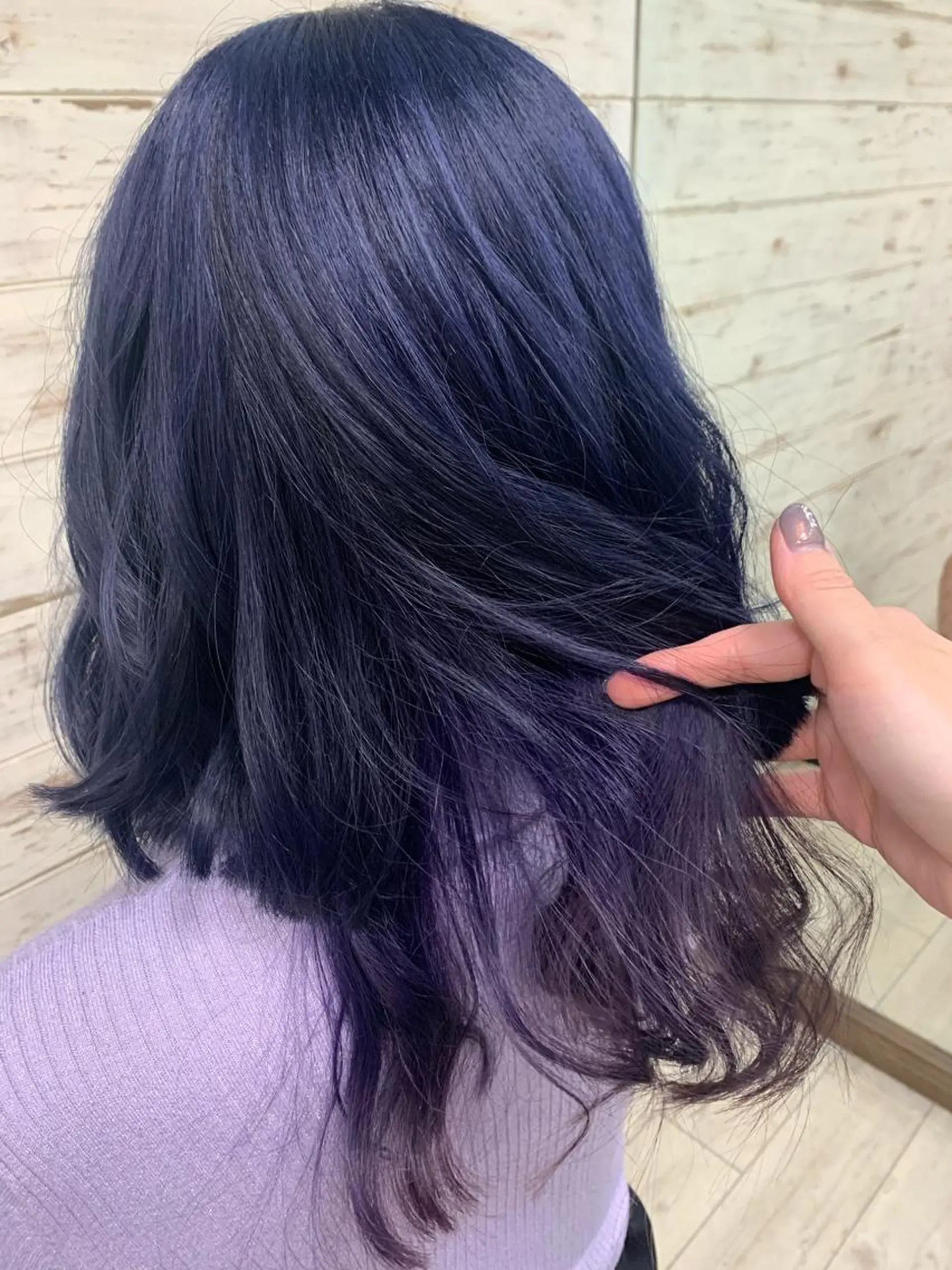 セミロング カラー ヘアアレンジ 🫧ヒシダアキ taboo.i🫧のヘアスタイル