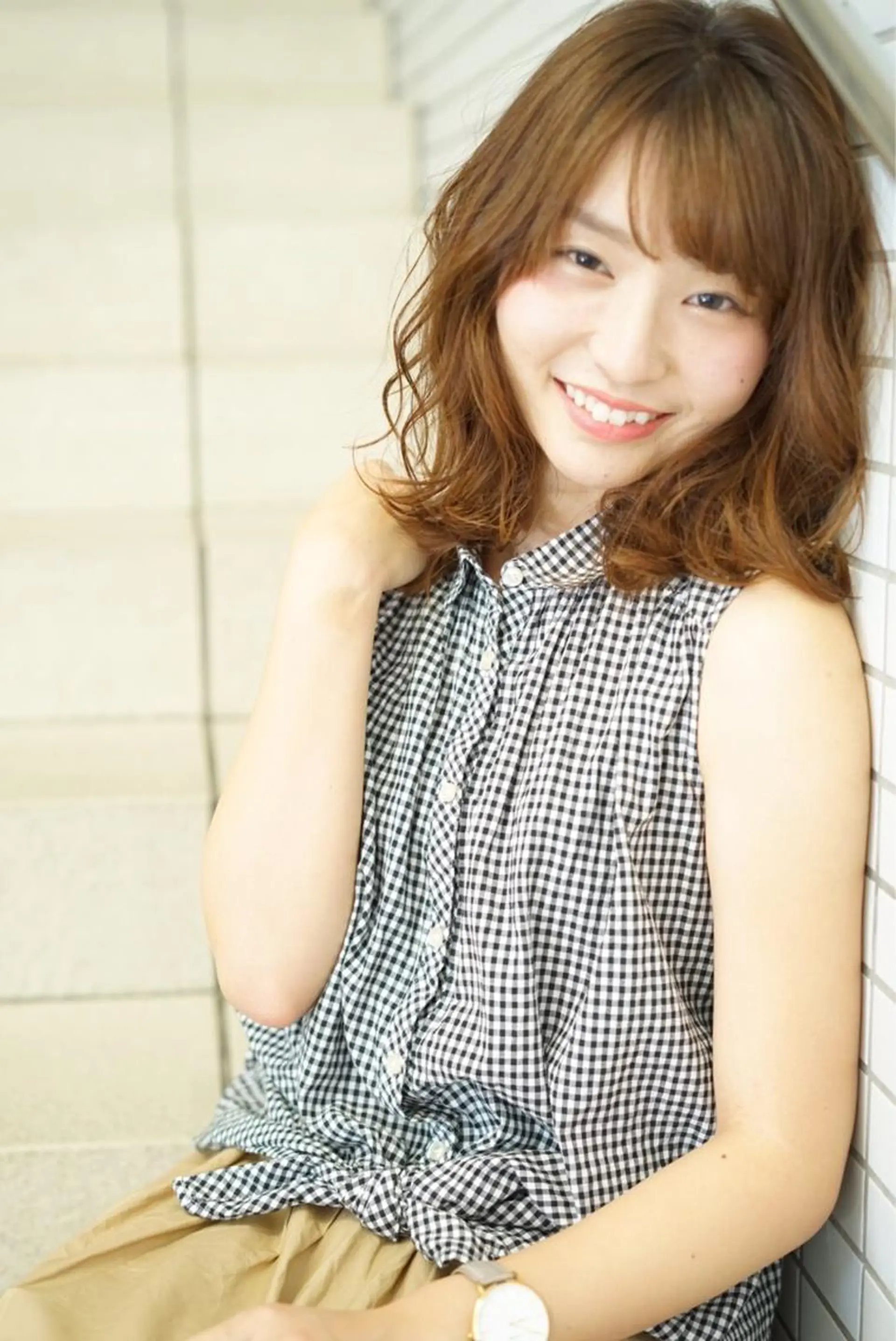 ミディアム 宇賀 秀憲のヘアスタイル