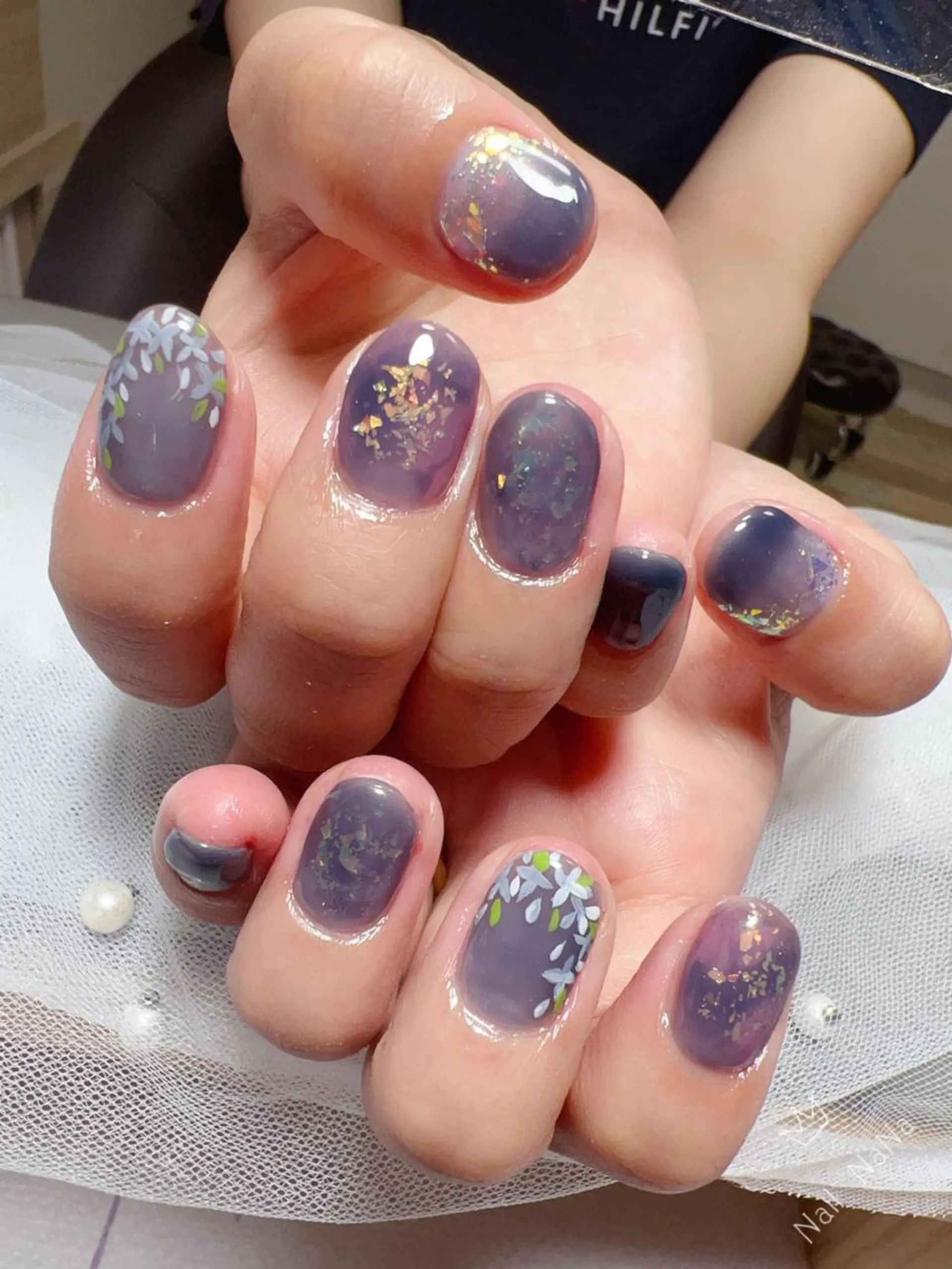 ショート カラー ネイル ハンドネイル Nail NaNaのネイルデザイン