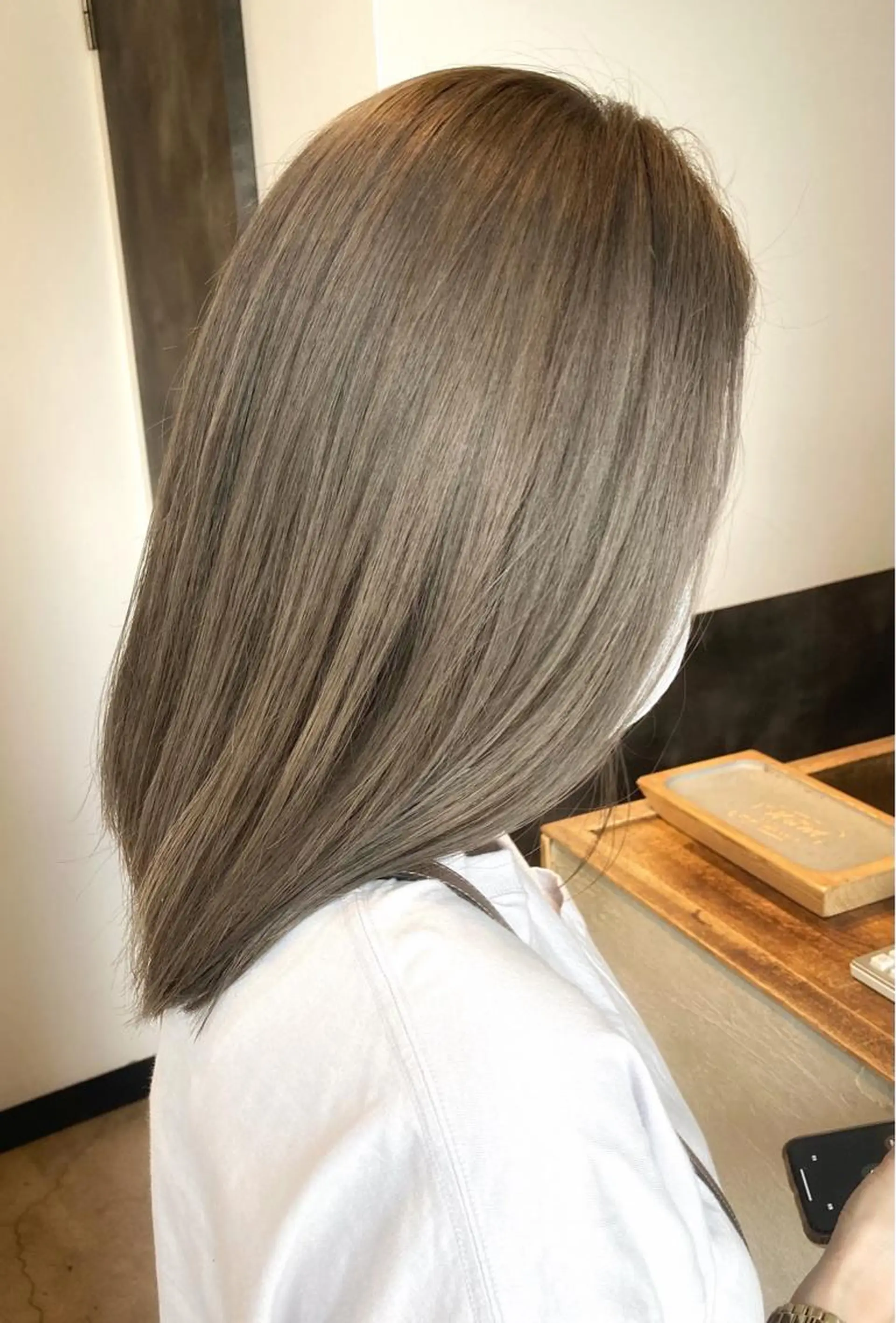 ミディアム カラー カット ヘアカラー aDALil川越 ⭐️Arisaのヘアスタイル