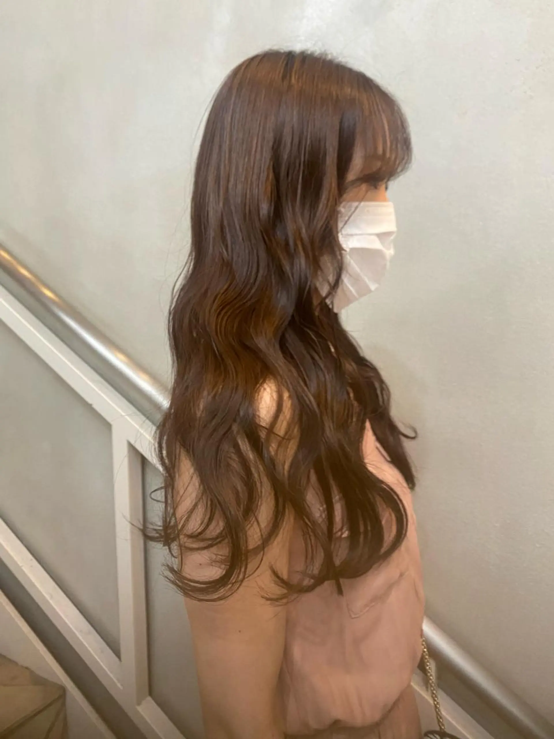 ロング 艶カラー　宮﨑 蒼のヘアスタイル