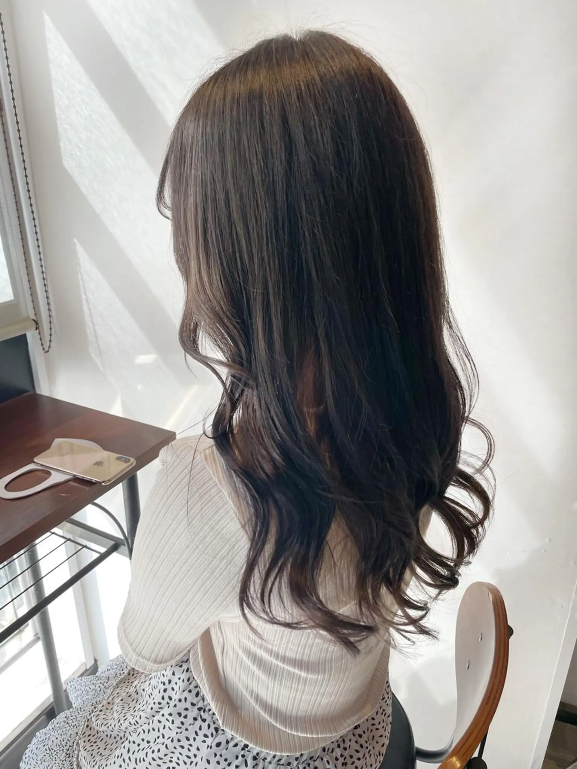 ロング カラー アッシュ ラベンダーカラー ラベンダーアッシュ カット ヘアカラー 女性リピ90%🍨 🩷佐藤みずきのヘアスタイル