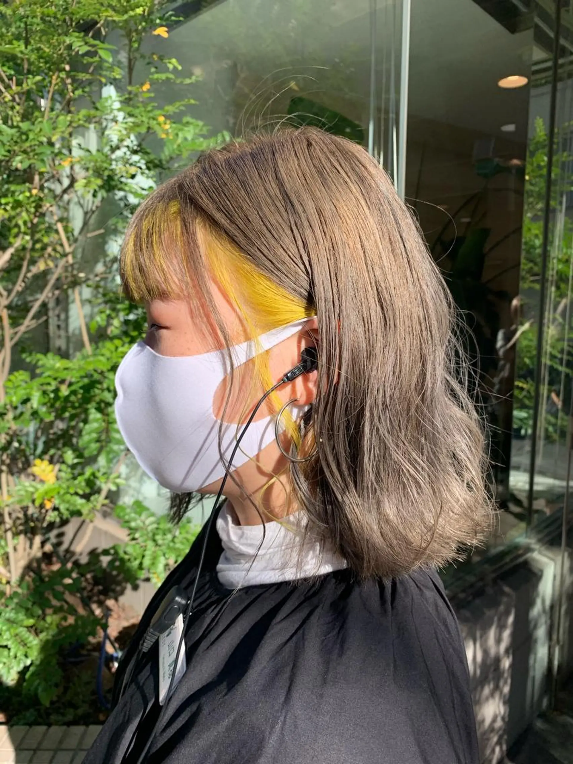 ミディアム カラー ブリーチ グレージュ カット ヘアカラー トリートメント Honami カラー診断/髪質改善のヘアスタイル