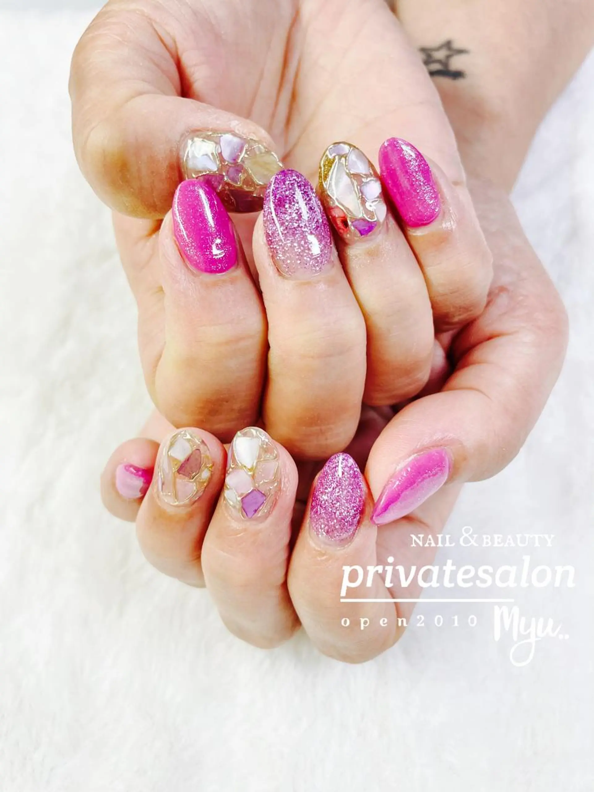 ネイル スカルプネイル Y's nailのネイルデザイン