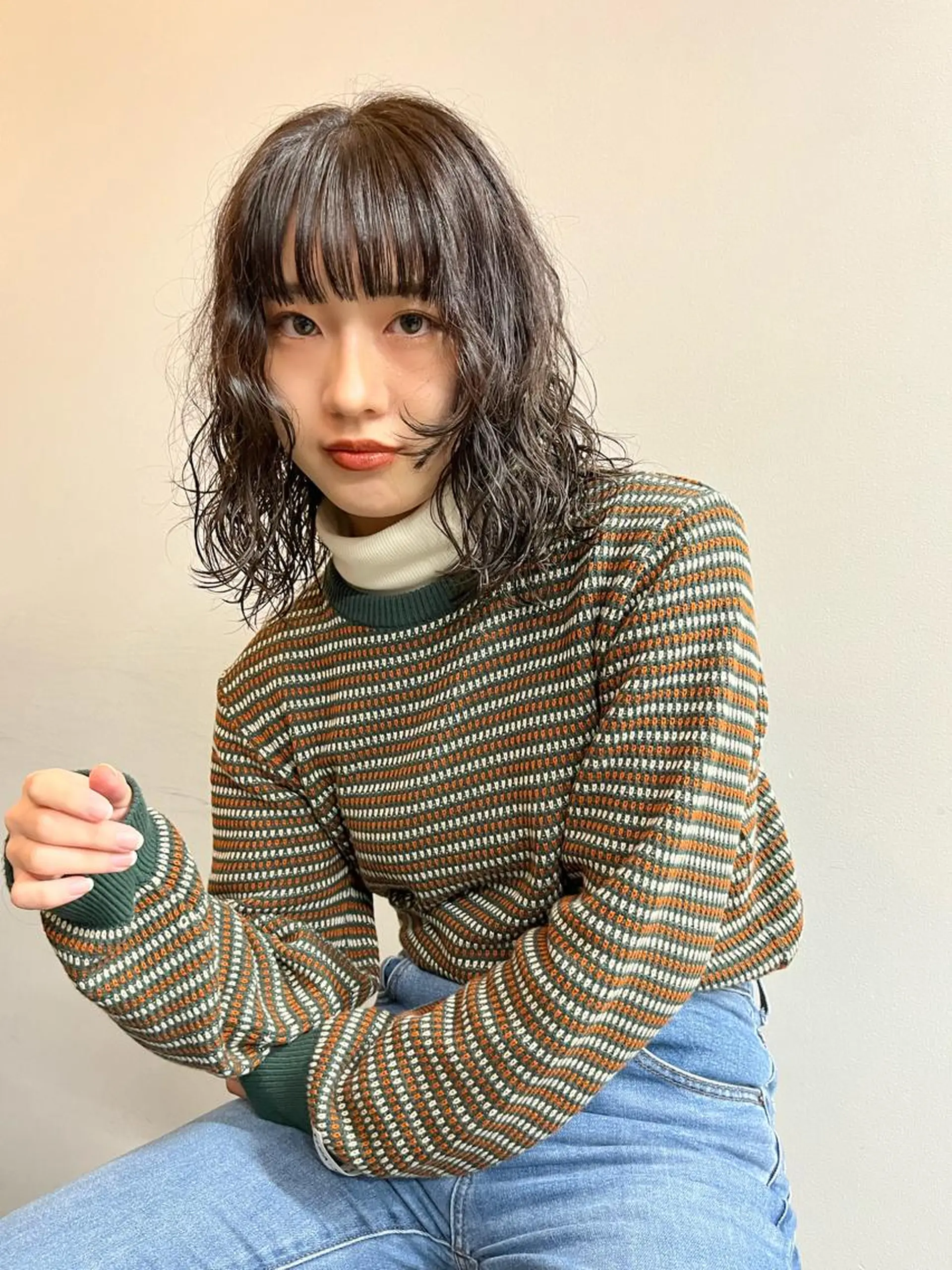 ミディアム パーマ ボブとパーマの達人 /美容室難民の方是非のヘアスタイル