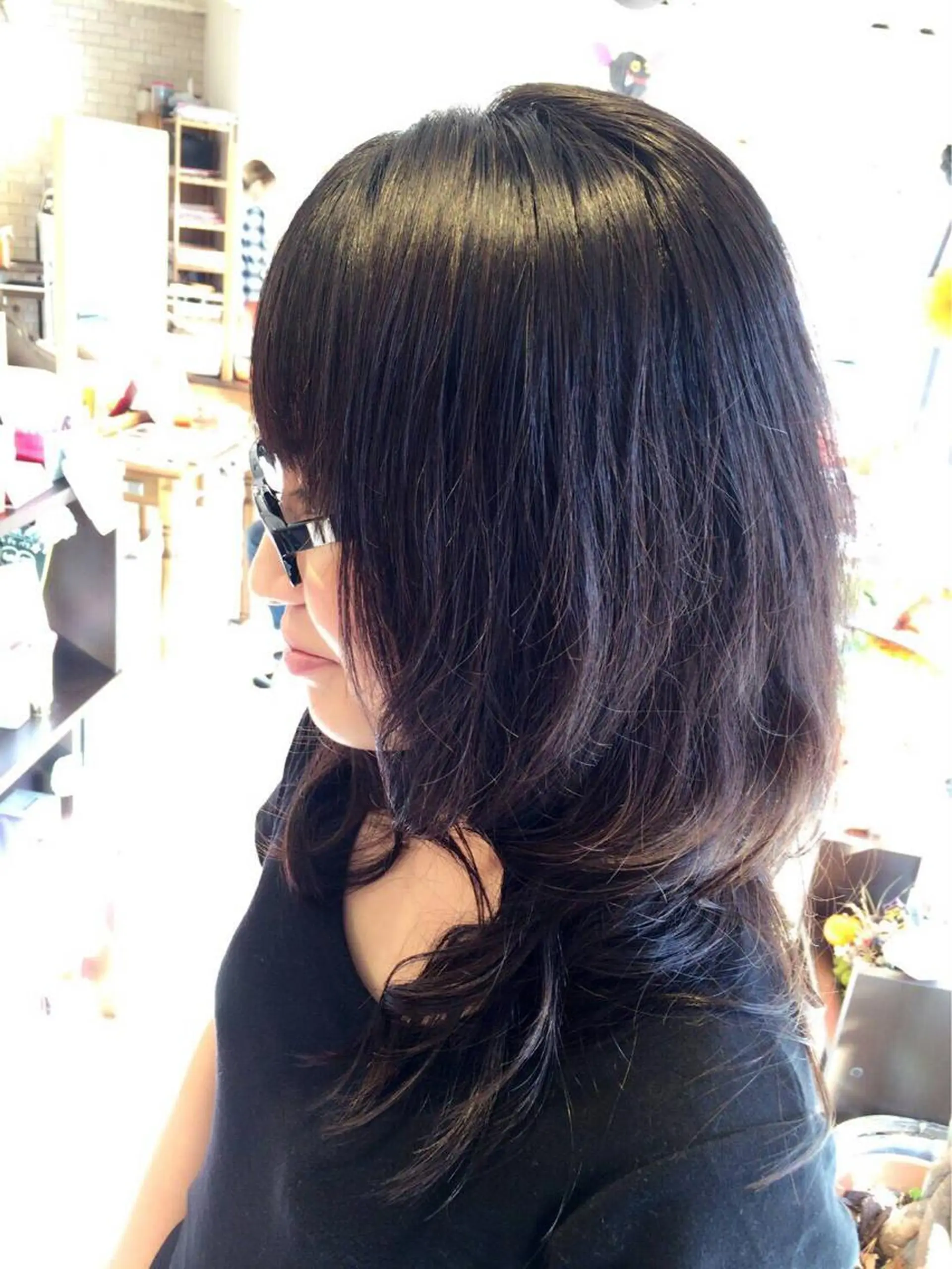 セミロング パーマ セミロングパーマ 縮毛矯正 幸山 雄樹のヘアスタイル