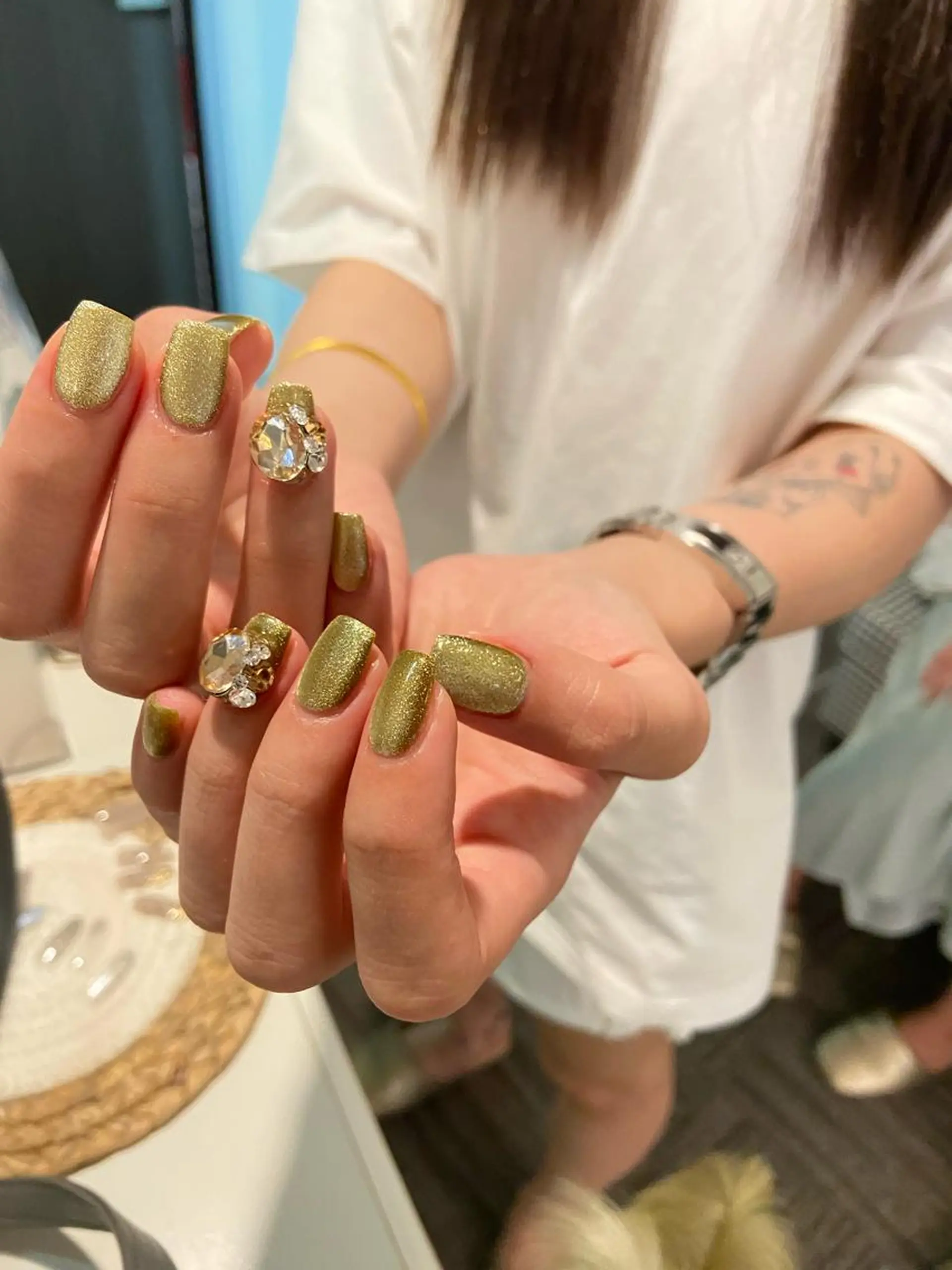 ネイル アートネイル フラッシュネイル フレンチネイル ジェルネイル キラキラネイル 🎀 D.d _nailのネイルデザイン