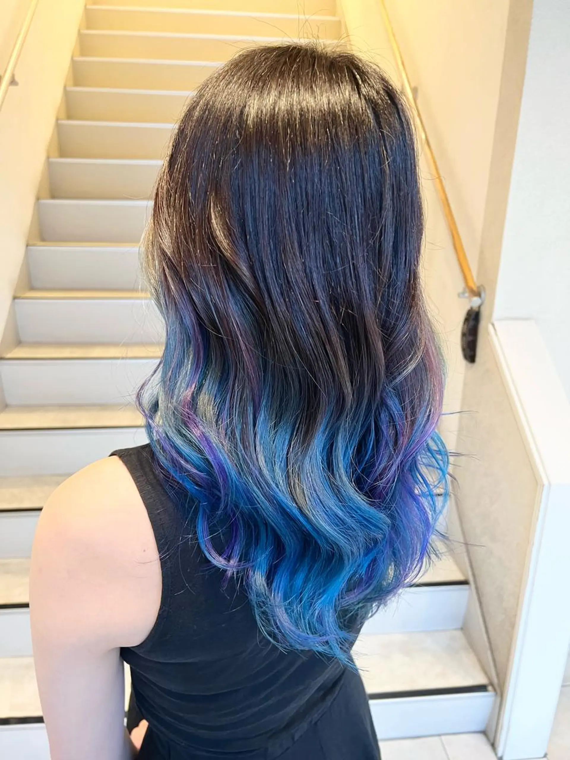 セミロング カラー グラデーションカラー ヘアカラー トリートメント ヘッドスパ カラースペシャリスト しょう🧑🏼‍🎨のヘアスタイル