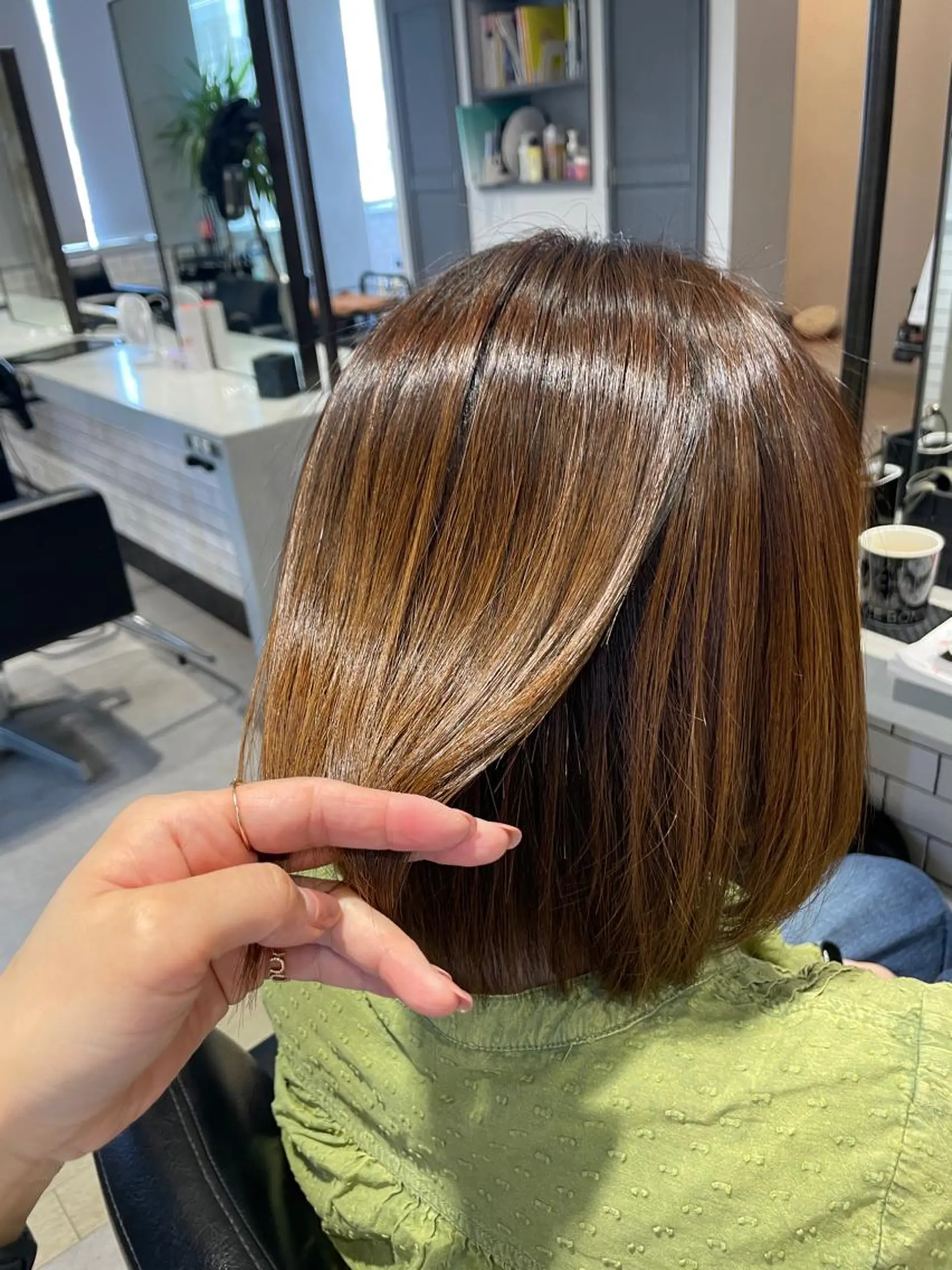 ショート 髪質改善 トリートメント 近藤 麻美のヘアスタイル