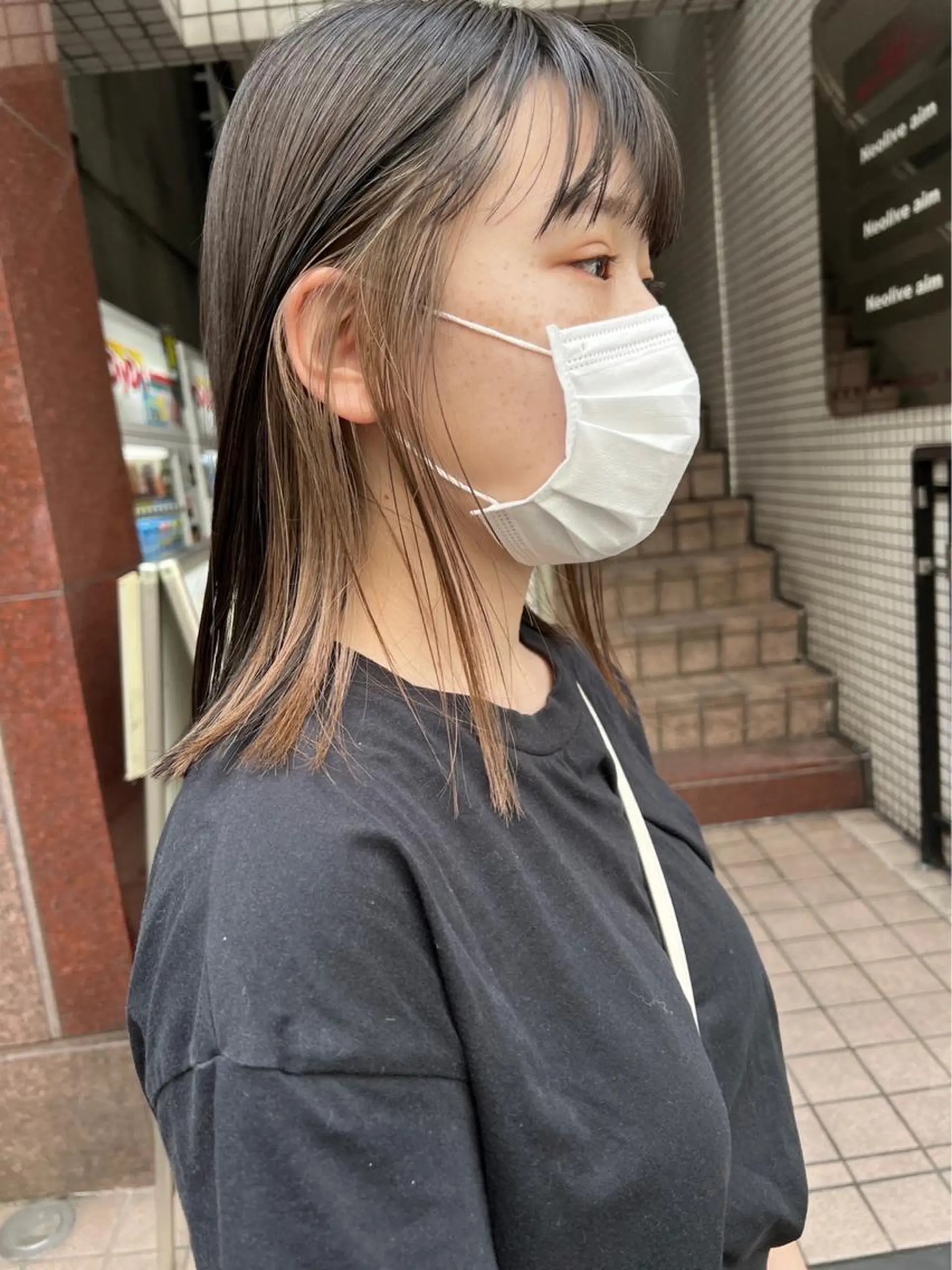 ミディアム カラー karin🌛ボブ/ 透明感たっぷりカラーのヘアスタイル