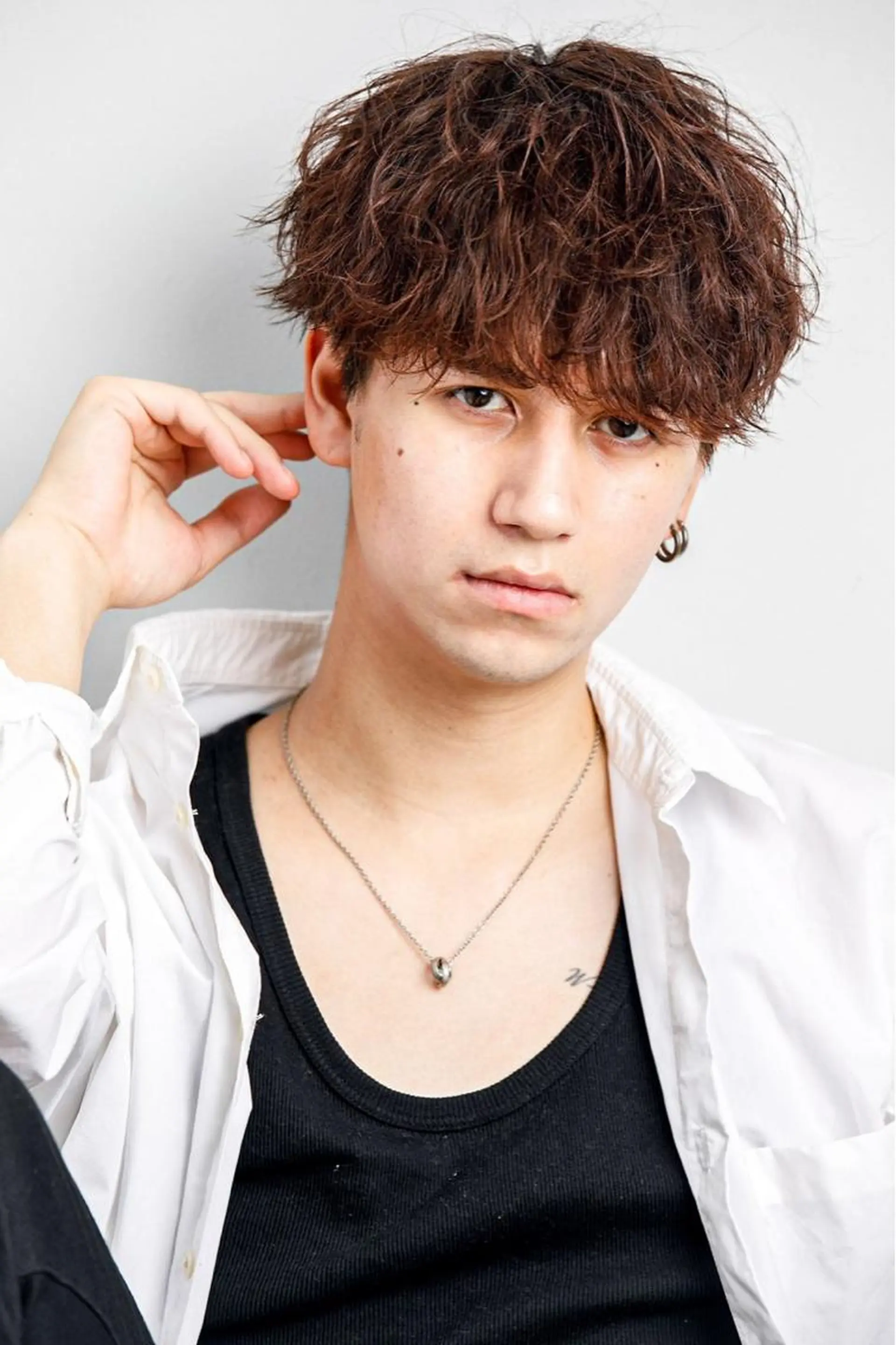 ミディアム to youハイライトのヘアスタイル