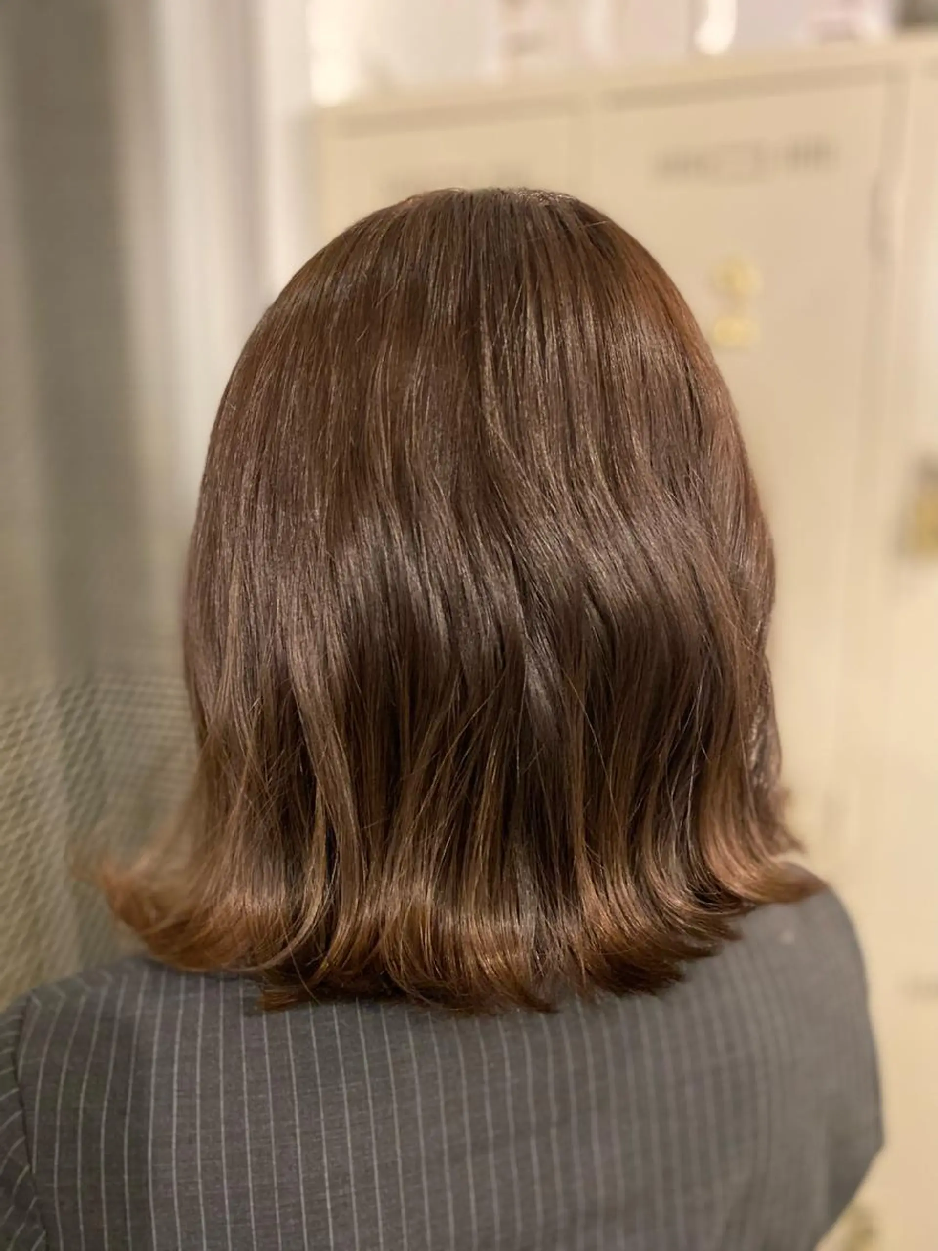 ミディアム カラー 西田辺/ タカスナオヤのヘアスタイル