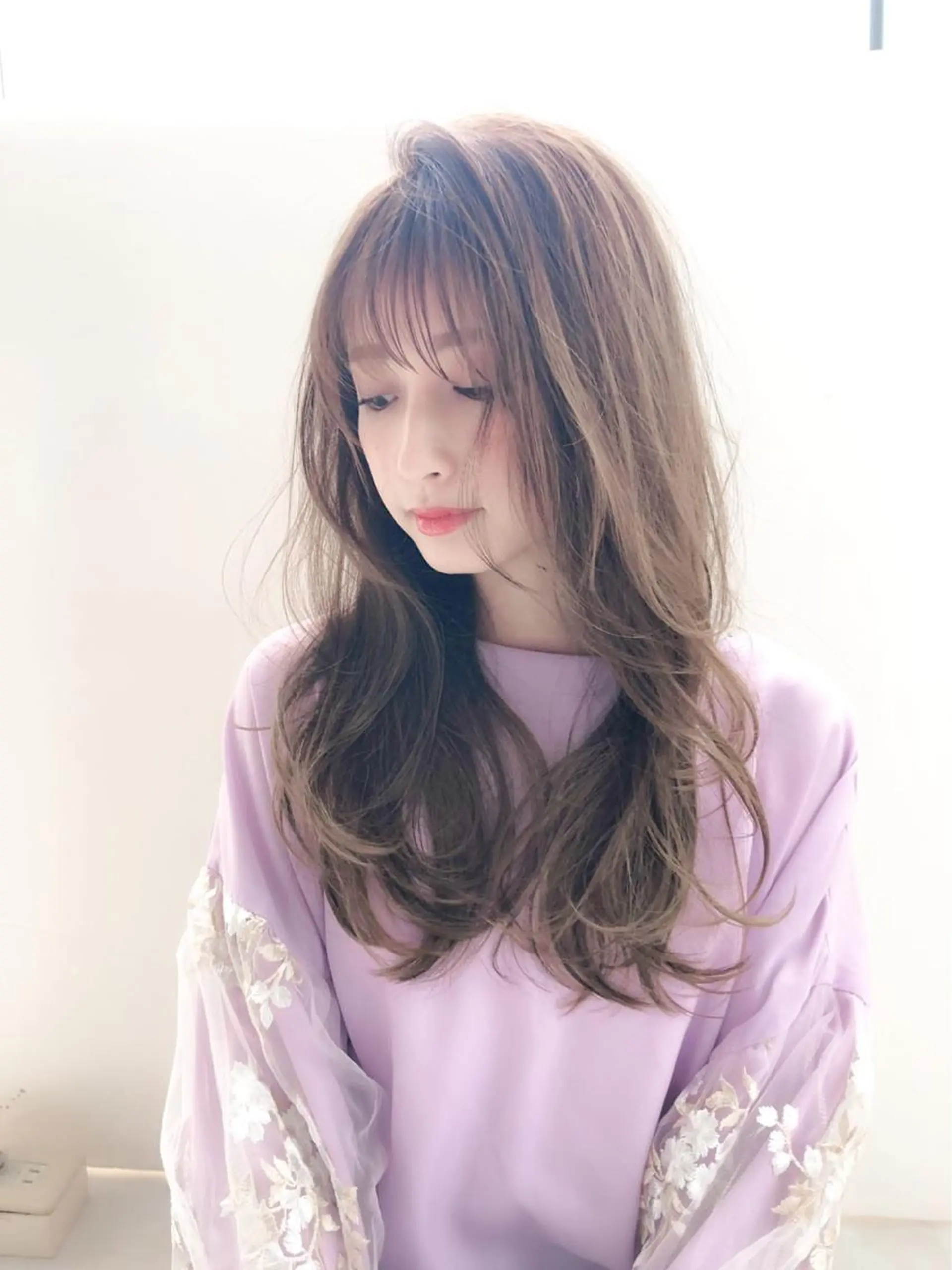 ロング カラー Sana / 韓国ヘア / カラーのヘアスタイル