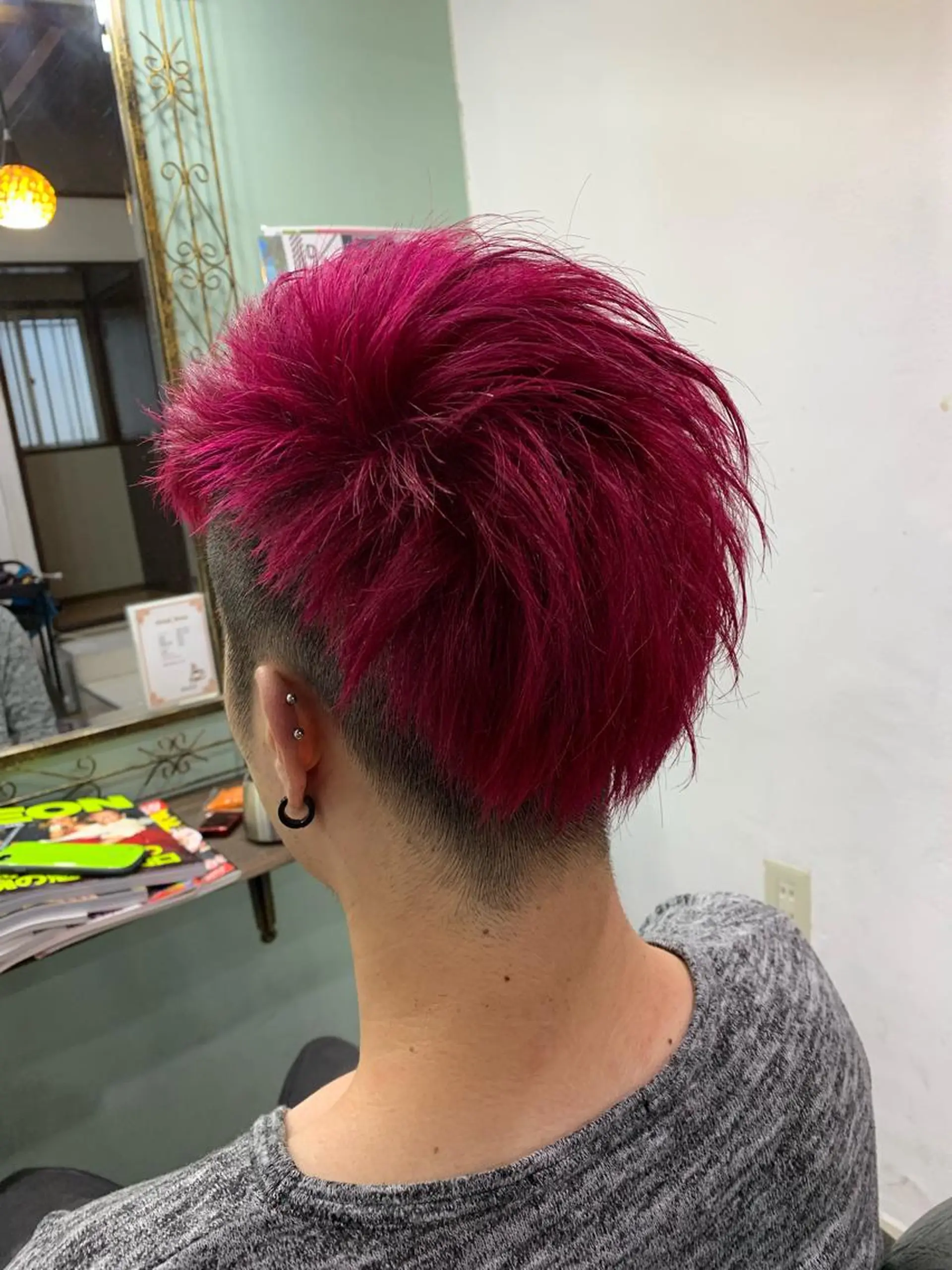 カラー メンズ R ri R takagiのヘアスタイル