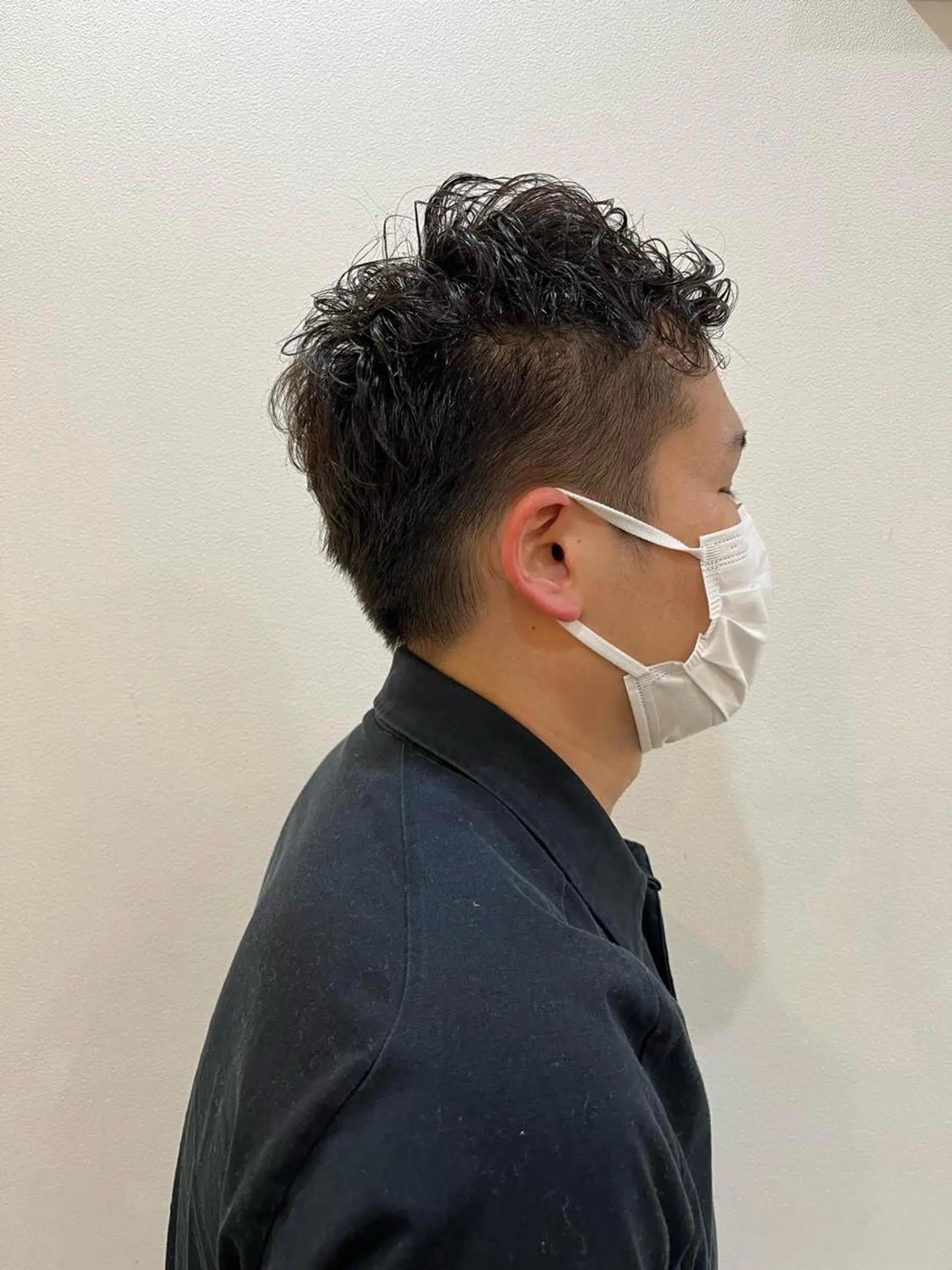 ショート パーマ メンズ カット パーマ トータルビューティー K:R鶴川のヘアスタイル