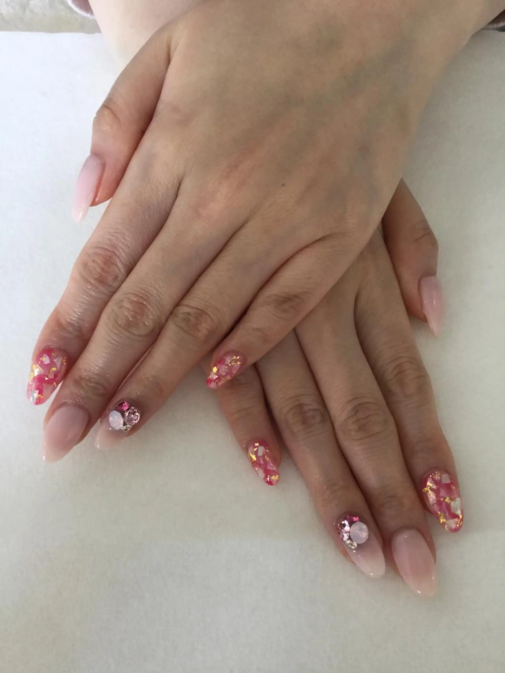 ネイル ハンドネイル 💎🐰 saki. m 🐰💎のネイルデザイン