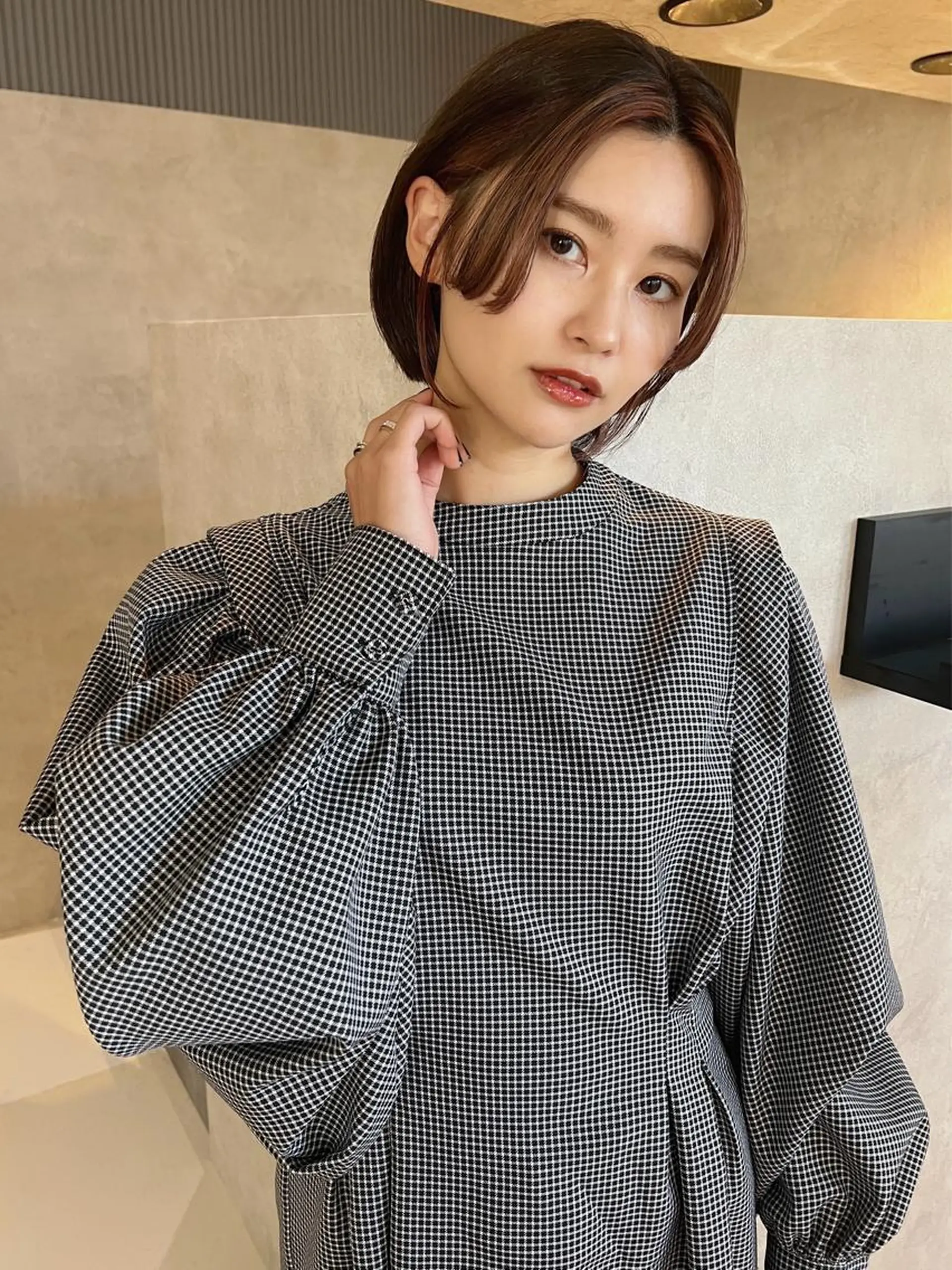 ショート 菅原リキヤ くびれレイヤーヘアのヘアスタイル