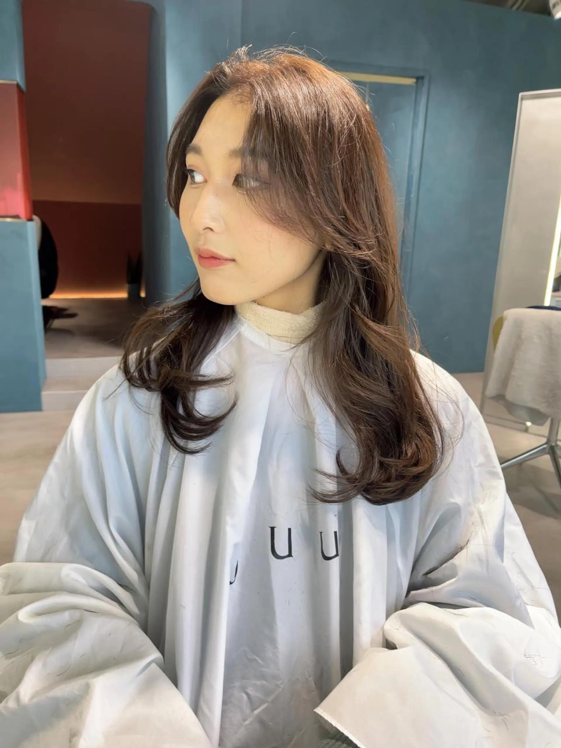 ロング カラー カット ヘアカラー fuuka/ ハイトーン/海外ヘアのヘアスタイル