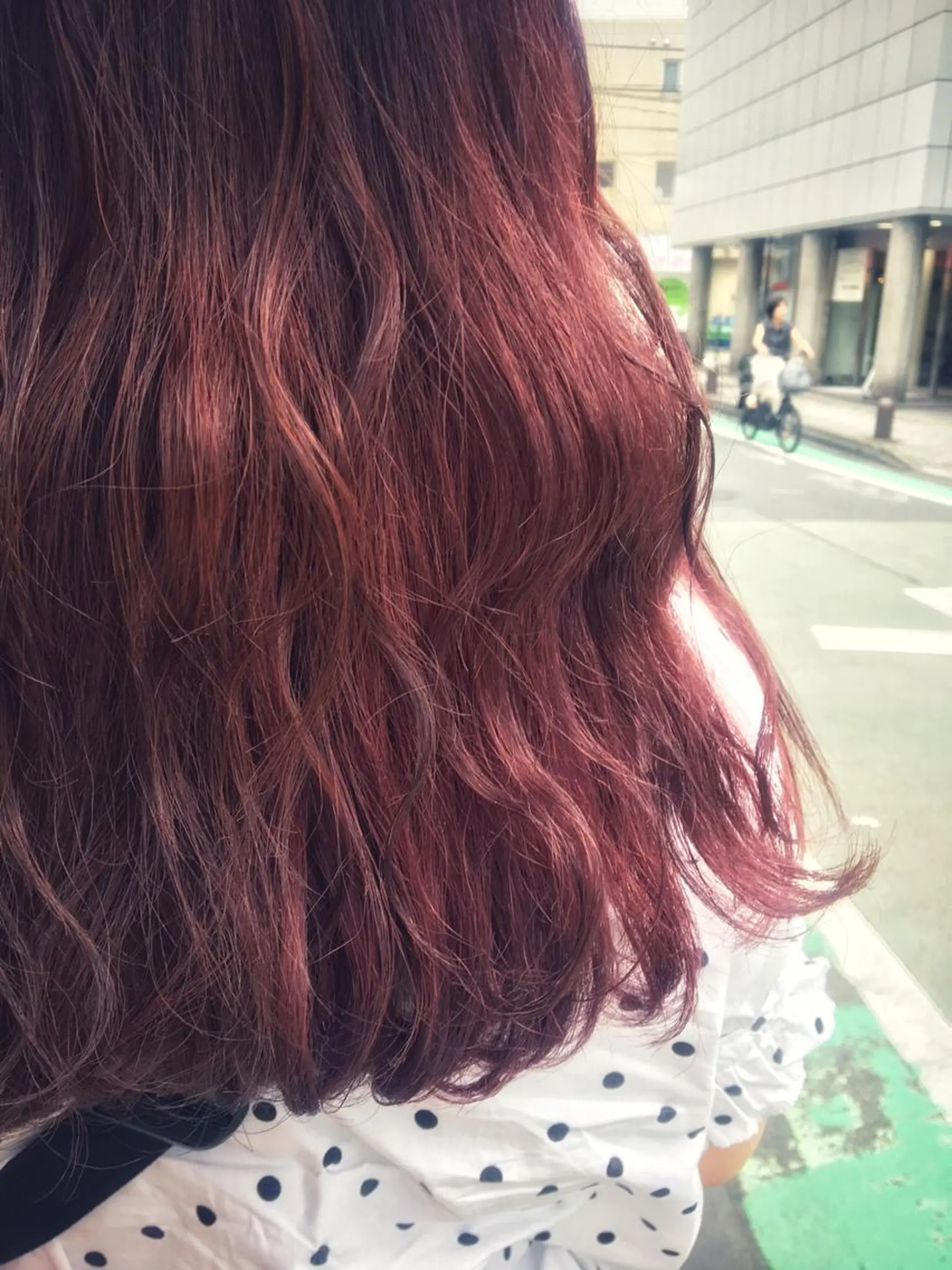 ロング カラー パーマ ヘアアレンジ メンズ キッズ ネイル マツエク・マツパ 代表🎀 ふわモテ愛 され髪🩷yumiのヘアスタイル