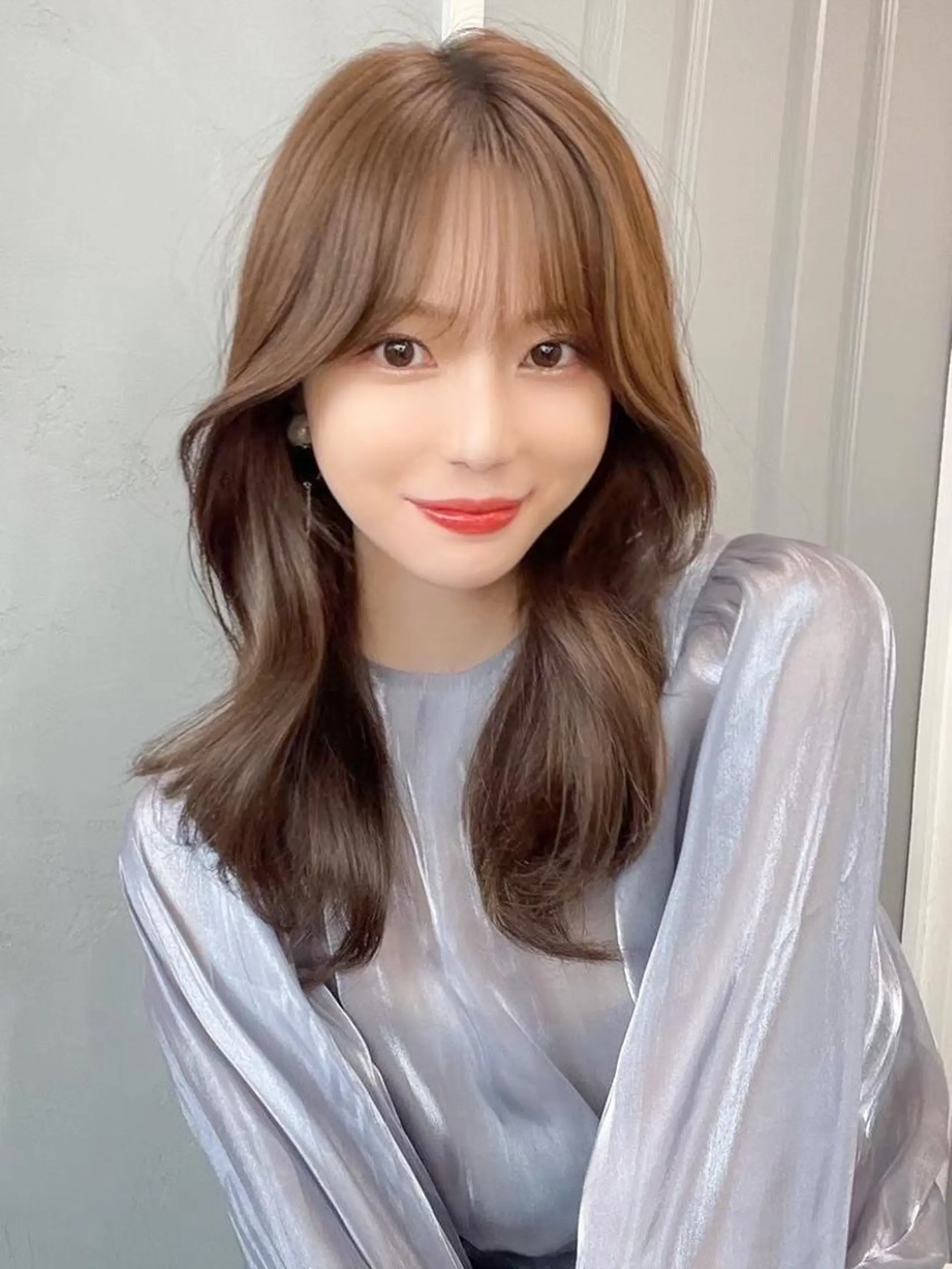 ミディアム ヨシンモリ 韓国風ヘア カット トリートメント 韓国美髪矯正✂️ 佐藤ヒロのヘアスタイル