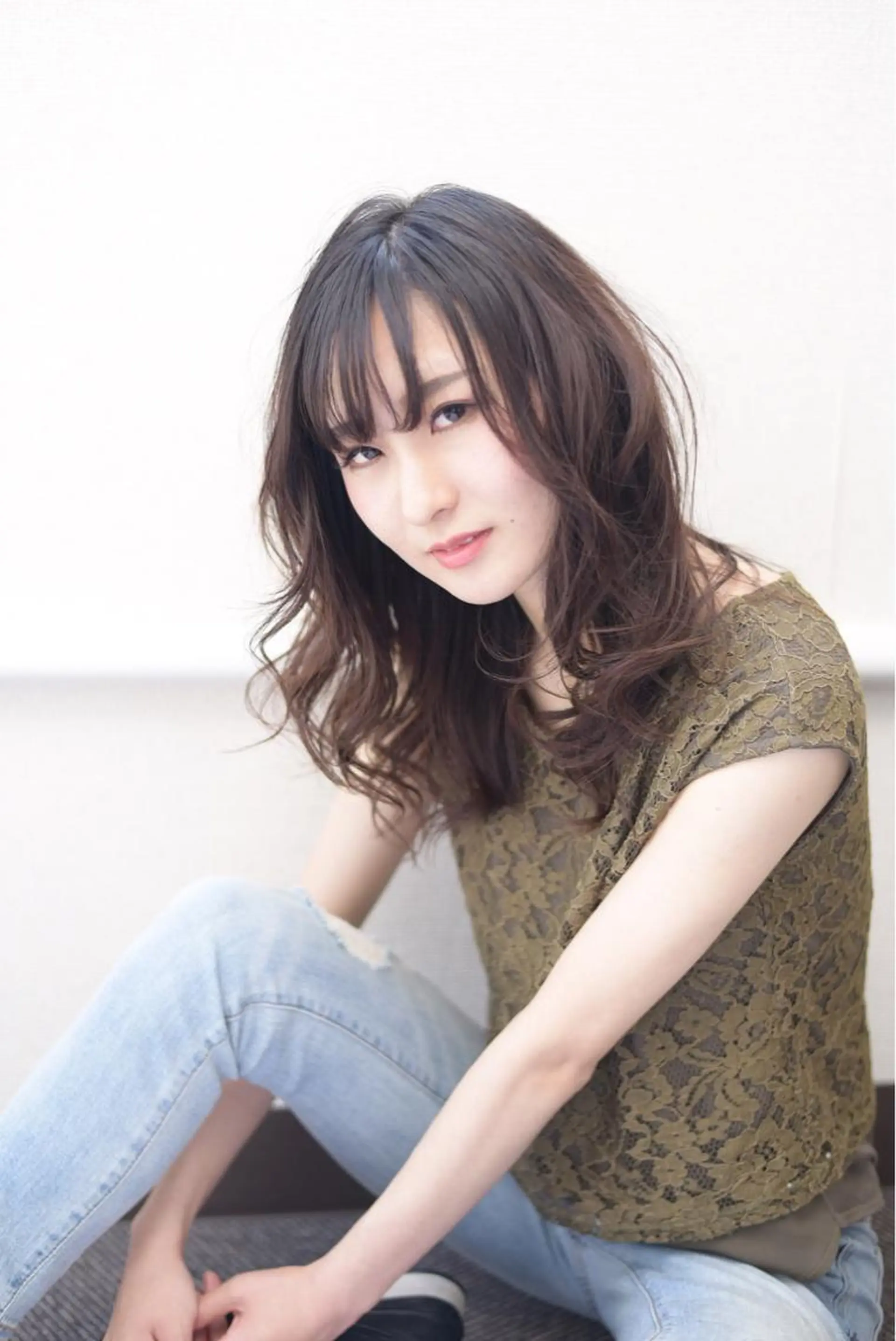 ロング カラー ヘアアレンジ テラモト カズヨシのヘアスタイル