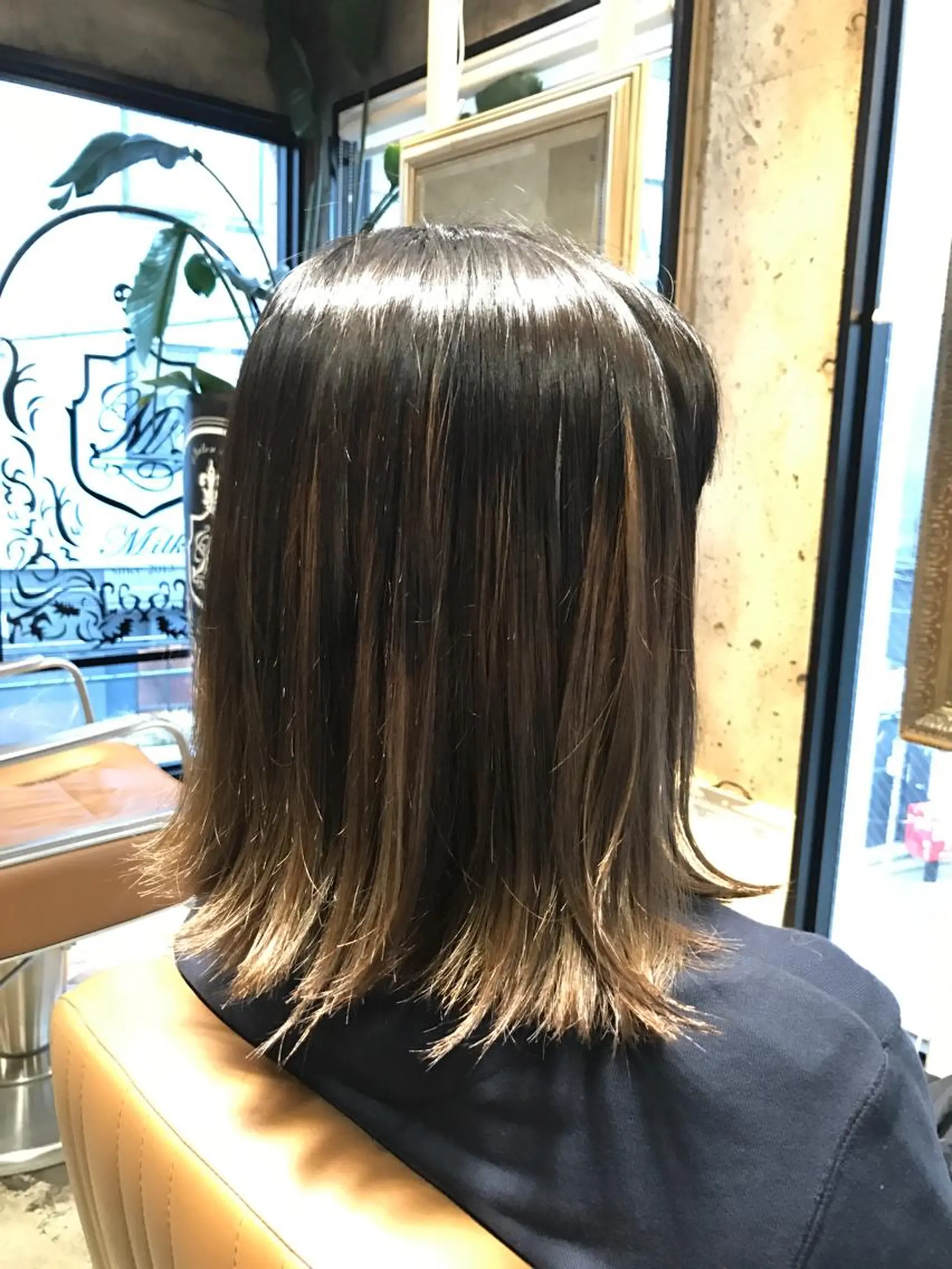 ショート カラー ダブルカラー ハイライトカラー ハイライト サロンドミルク 原宿のヘアスタイル