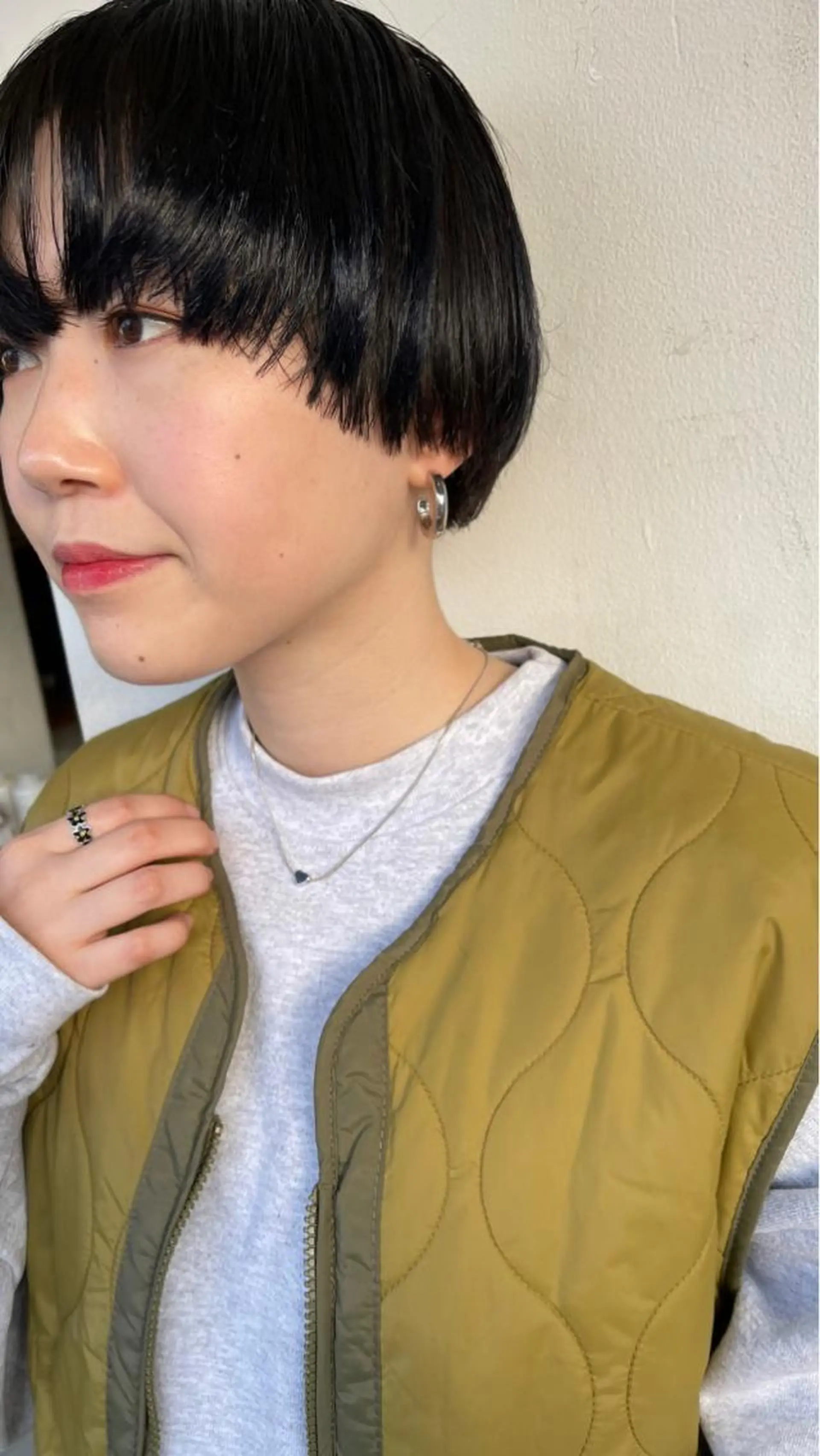 ショート カラー カット ヘアカラー トリートメント pole/apartment所属・💓パーマ，💗 レイヤーカットのヘアスタイル