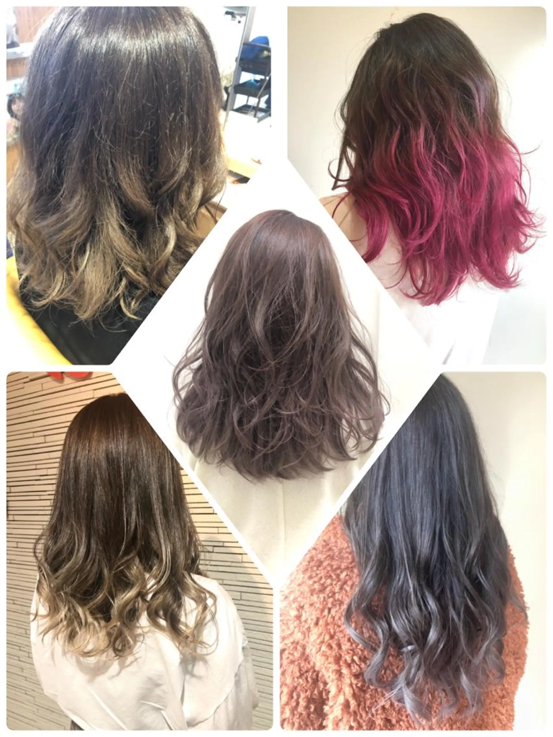 カラー グラデーションカラー OJIMA YUKAのヘアスタイル