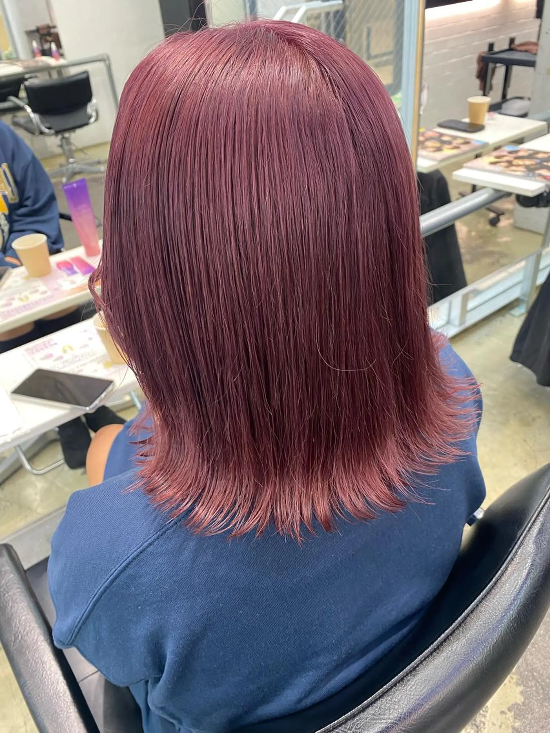 ミディアム カラー 💗💗韓国レイヤー yu-ki💗💗のヘアスタイル