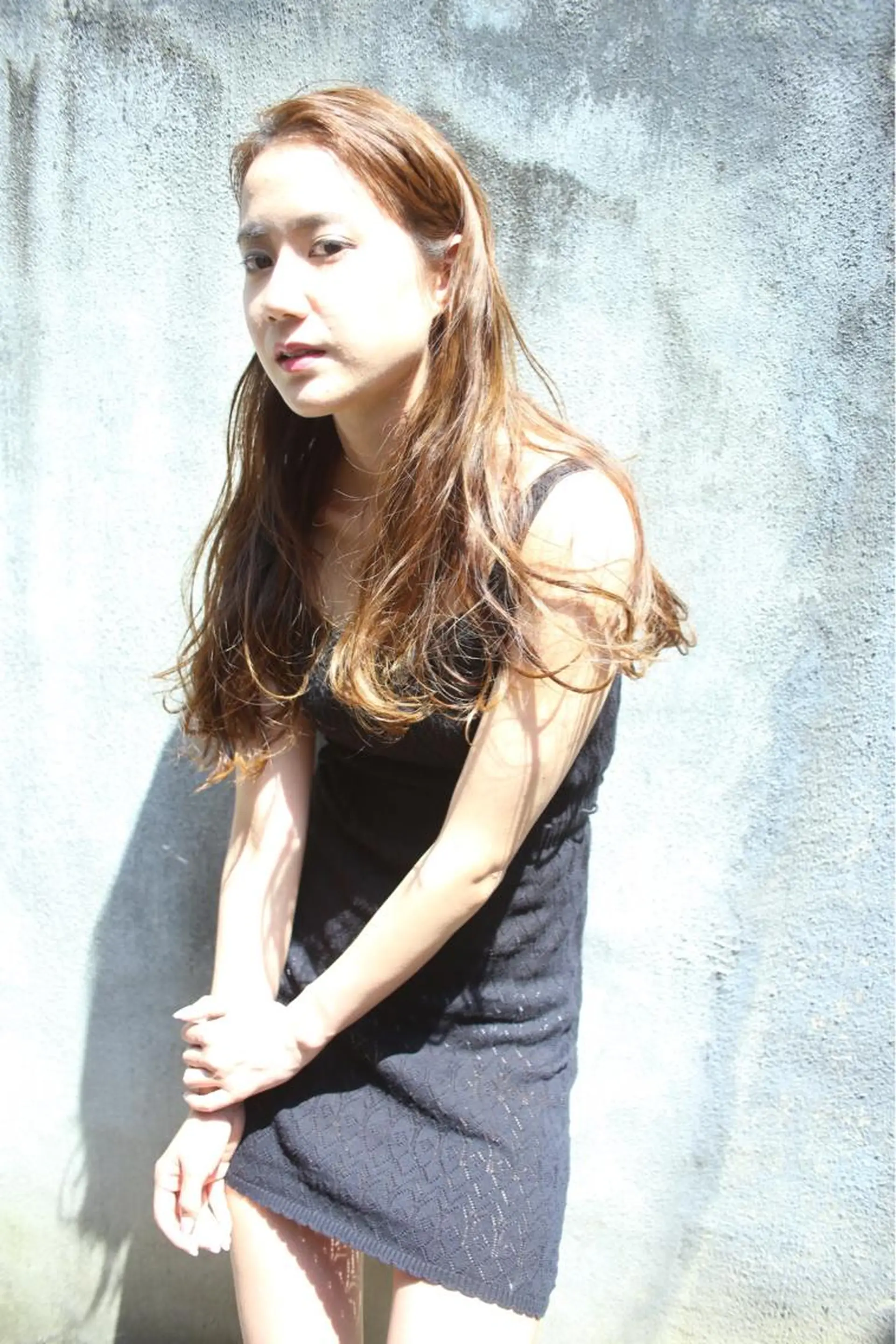 ロング カラー ベージュカラー vato バトのヘアスタイル