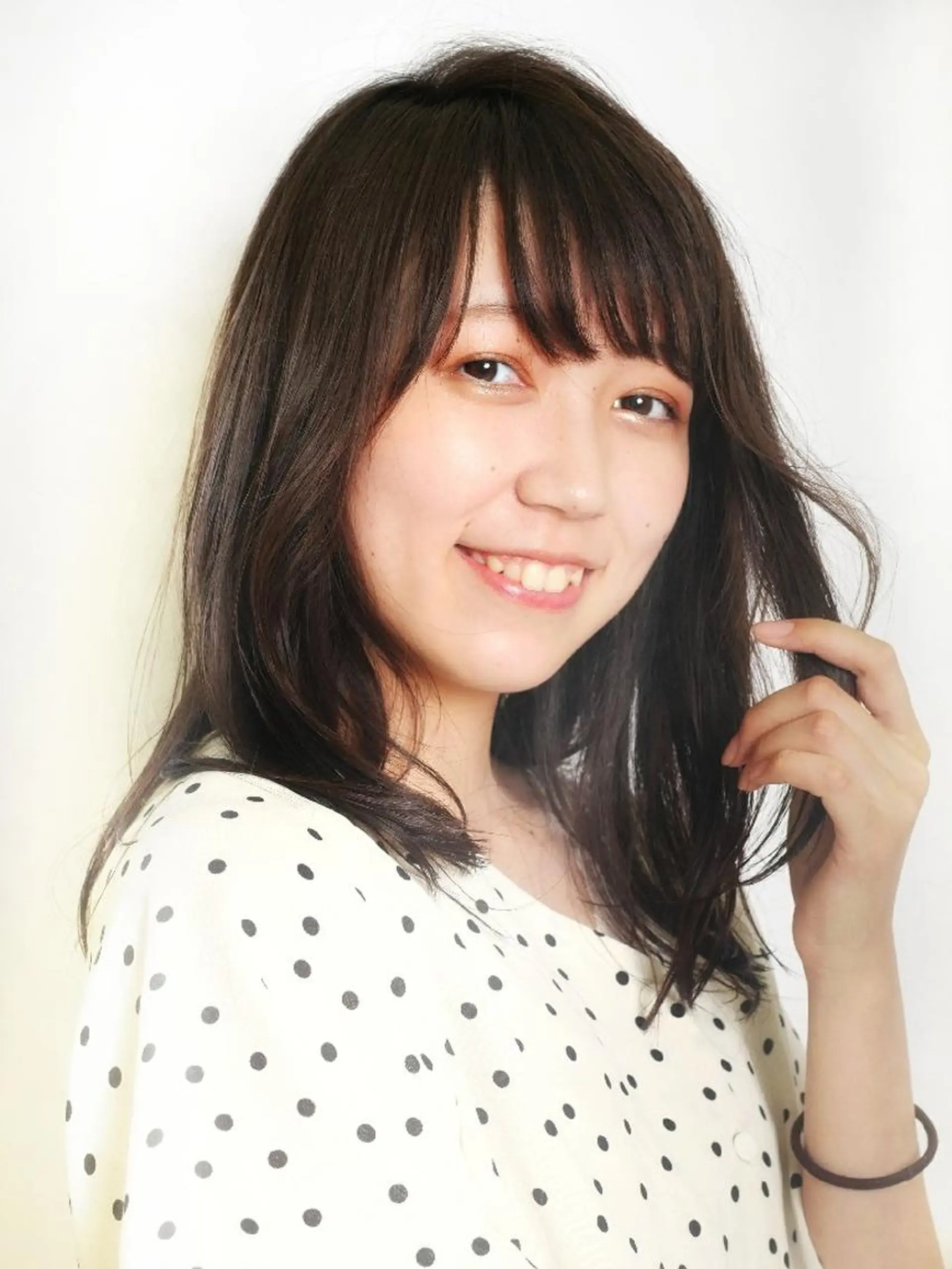 ミディアム 大人の艶髪✂️ 矢崎美紀のヘアスタイル